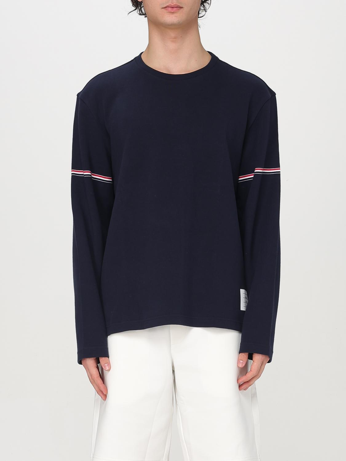 THOM BROWNE T-SHIRT: T-shirt men Thom Browne, Blue - Img 1