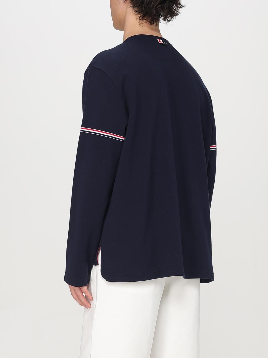 THOM BROWNE T-SHIRT: T-shirt men Thom Browne, Blue - Img 3