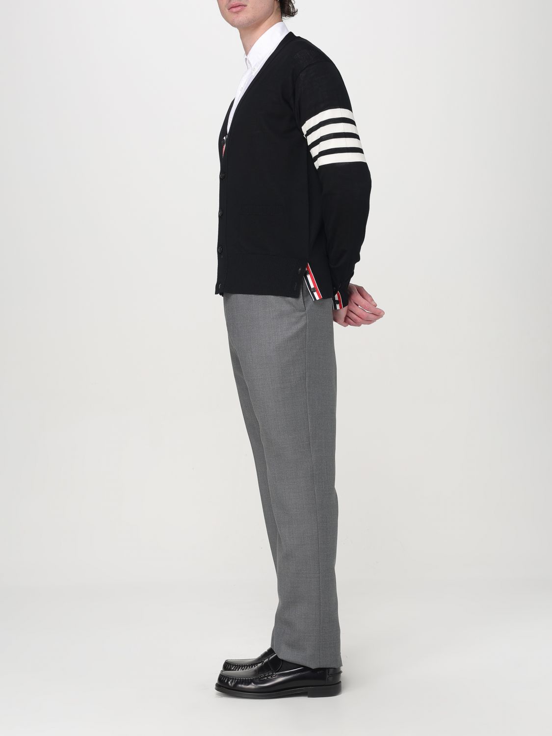 THOM BROWNE SWEATER: Sweater men Thom Browne, Black - Img 2