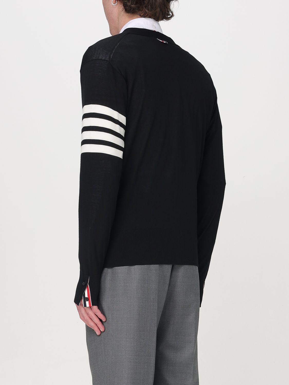 THOM BROWNE SWEATER: Sweater men Thom Browne, Black - Img 3