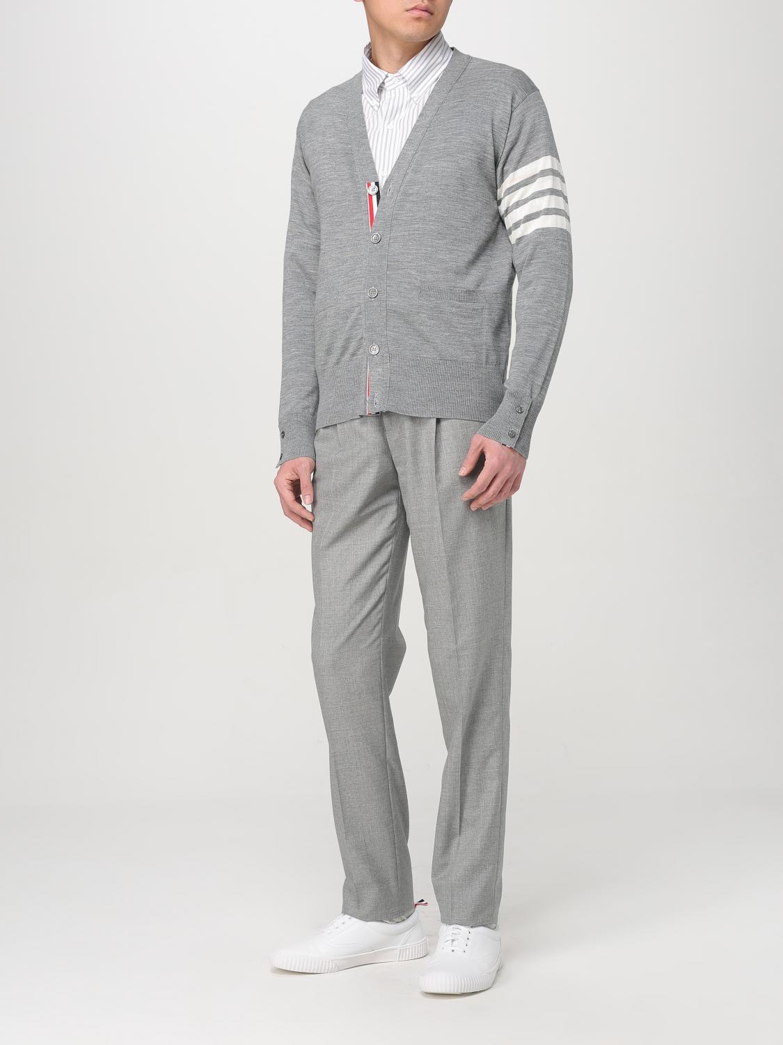 THOM BROWNE SWEATER: Sweater men Thom Browne, Grey - Img 2