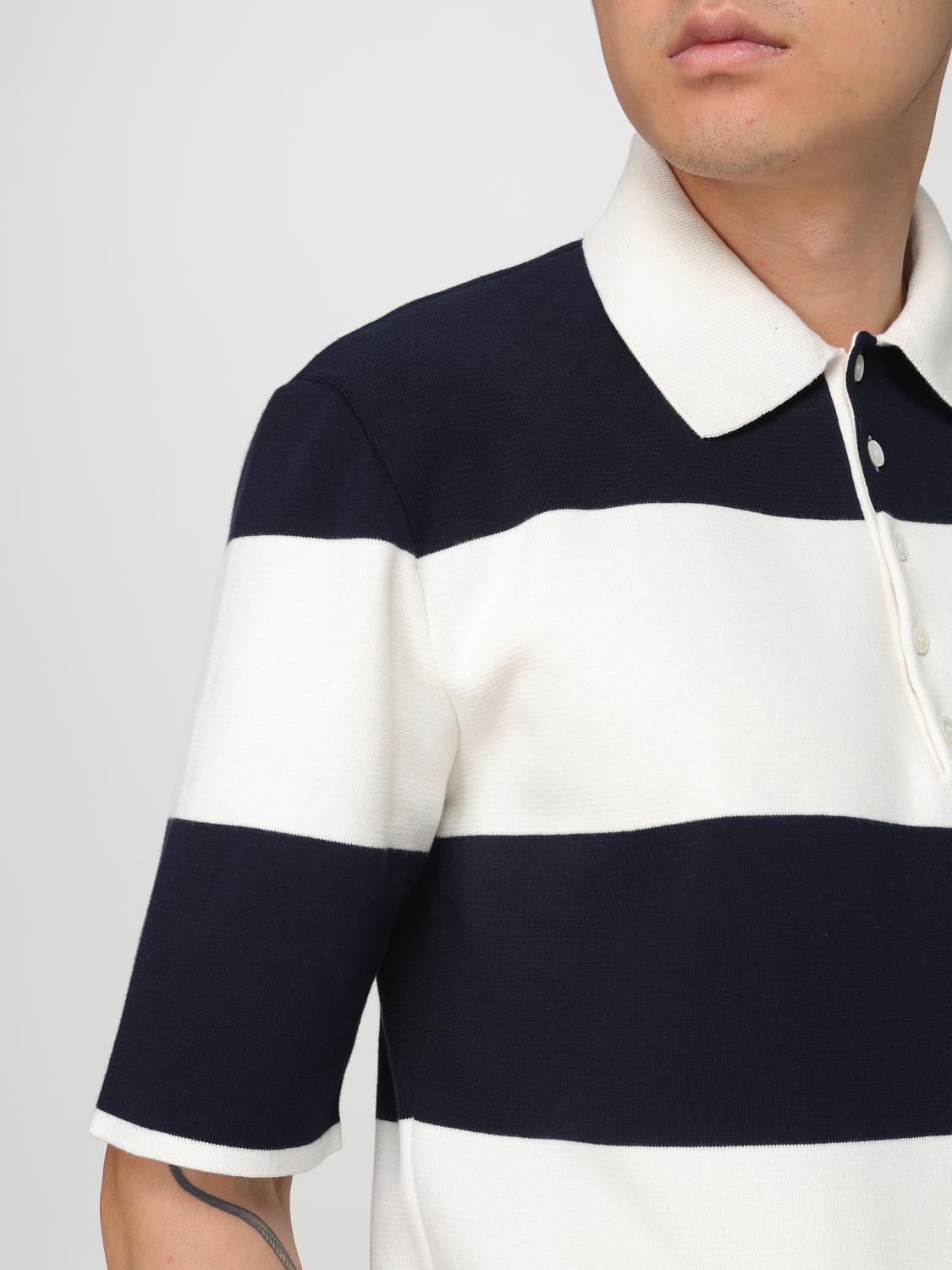 THOM BROWNE POLO SHIRT: Polo shirt men Thom Browne, Navy - Img 5