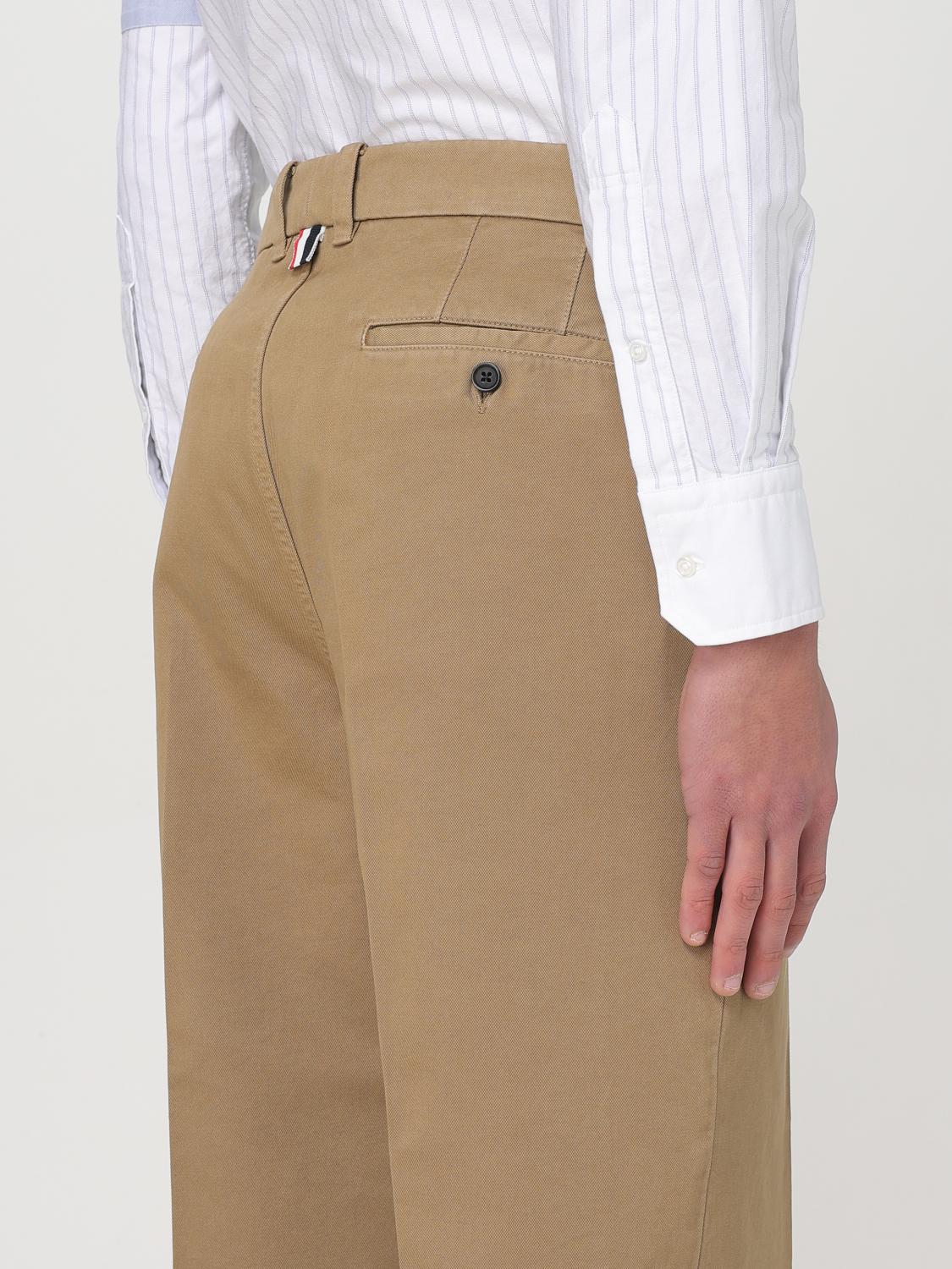 THOM BROWNE HOSE: Hose herren Thom Browne, Camel - Img 5