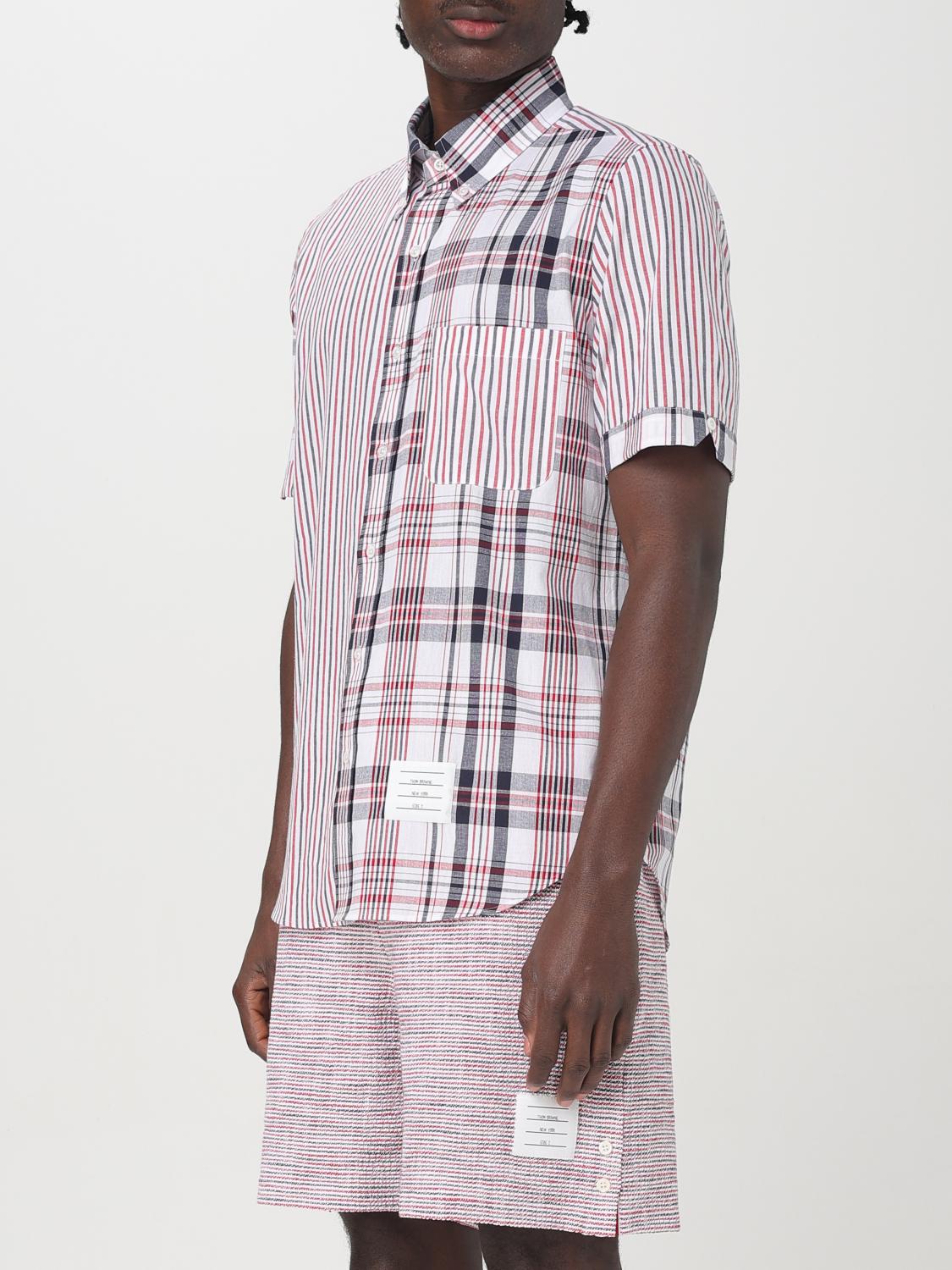 THOM BROWNE CHEMISE: Chemise homme Thom Browne, Rouge - Img 4