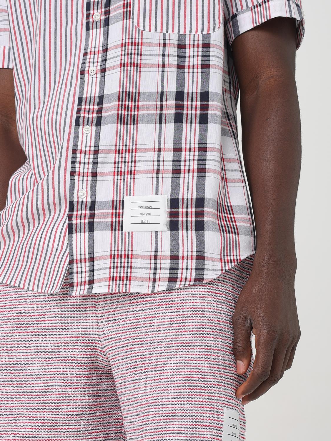 THOM BROWNE CHEMISE: Chemise homme Thom Browne, Rouge - Img 5