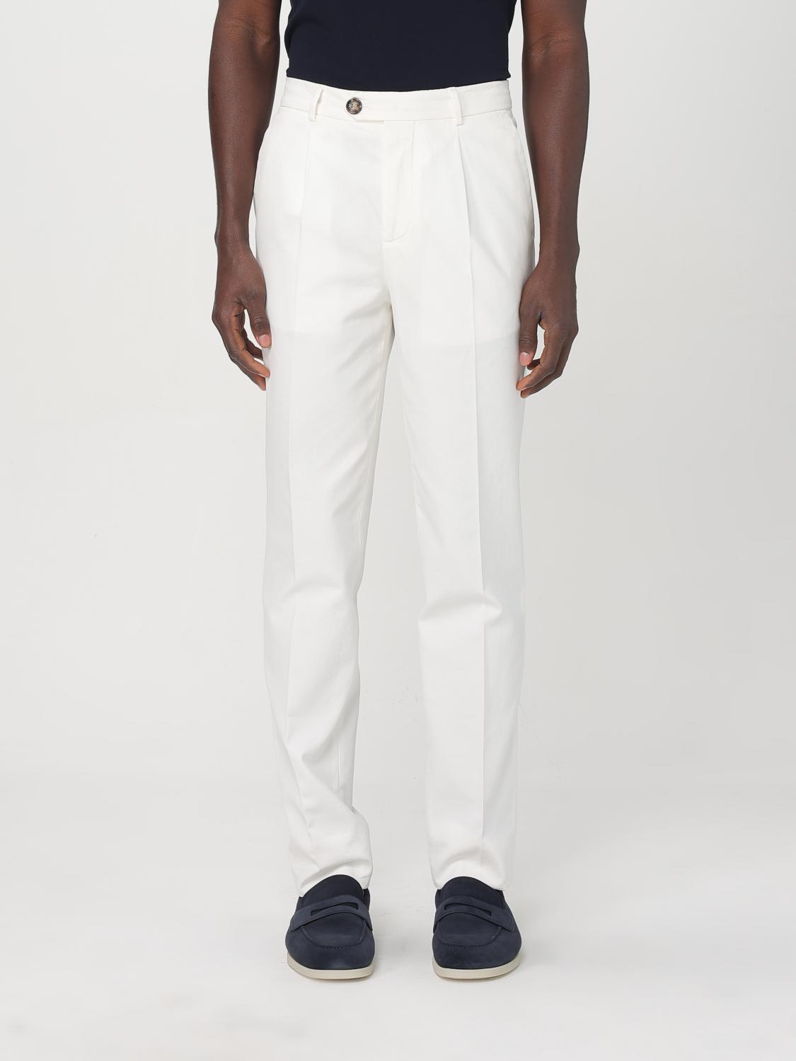 BRUNELLO CUCINELLI PANTS: Pants men Brunello Cucinelli, White - Img 1