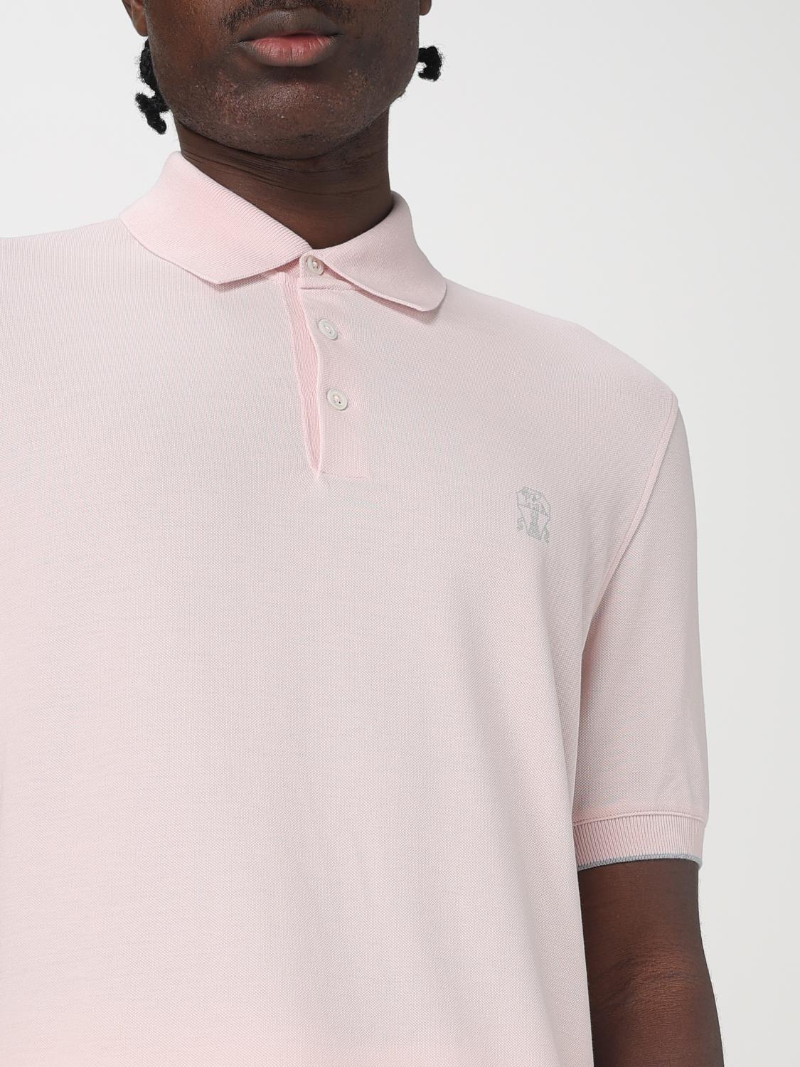 BRUNELLO CUCINELLI POLO: Polo hombre Brunello Cucinelli, Rosa - Img 5