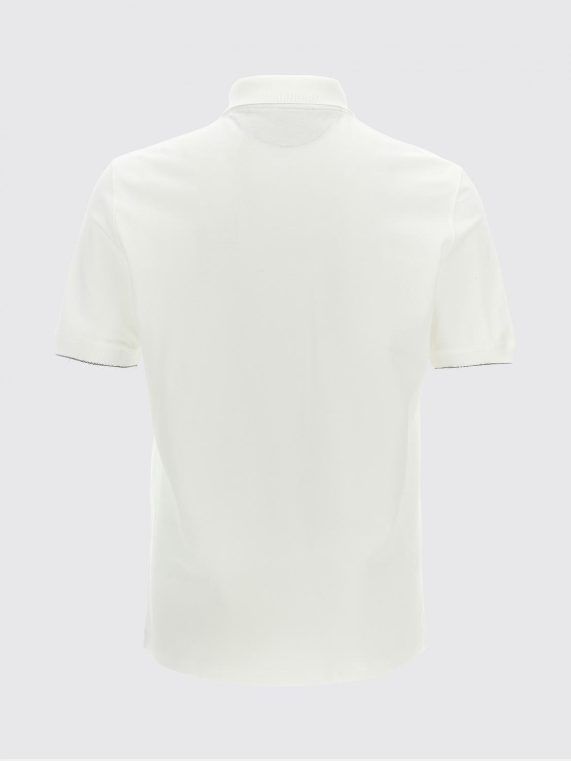 BRUNELLO CUCINELLI POLO: Polo hombre Brunello Cucinelli, Blanco 1 - Img 2