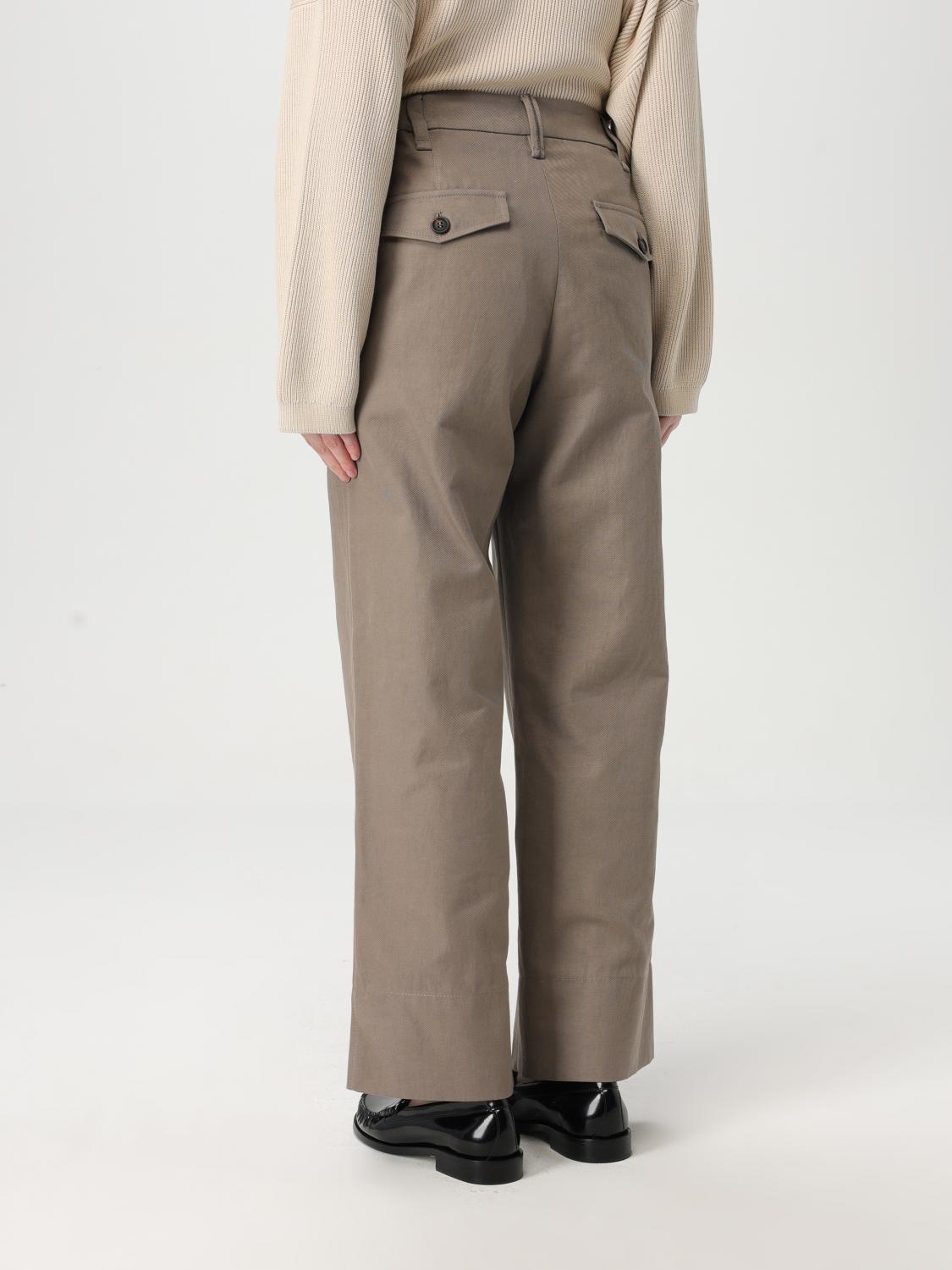 BRUNELLO CUCINELLI PANTS: Pants woman Brunello Cucinelli, Beige - Img 3