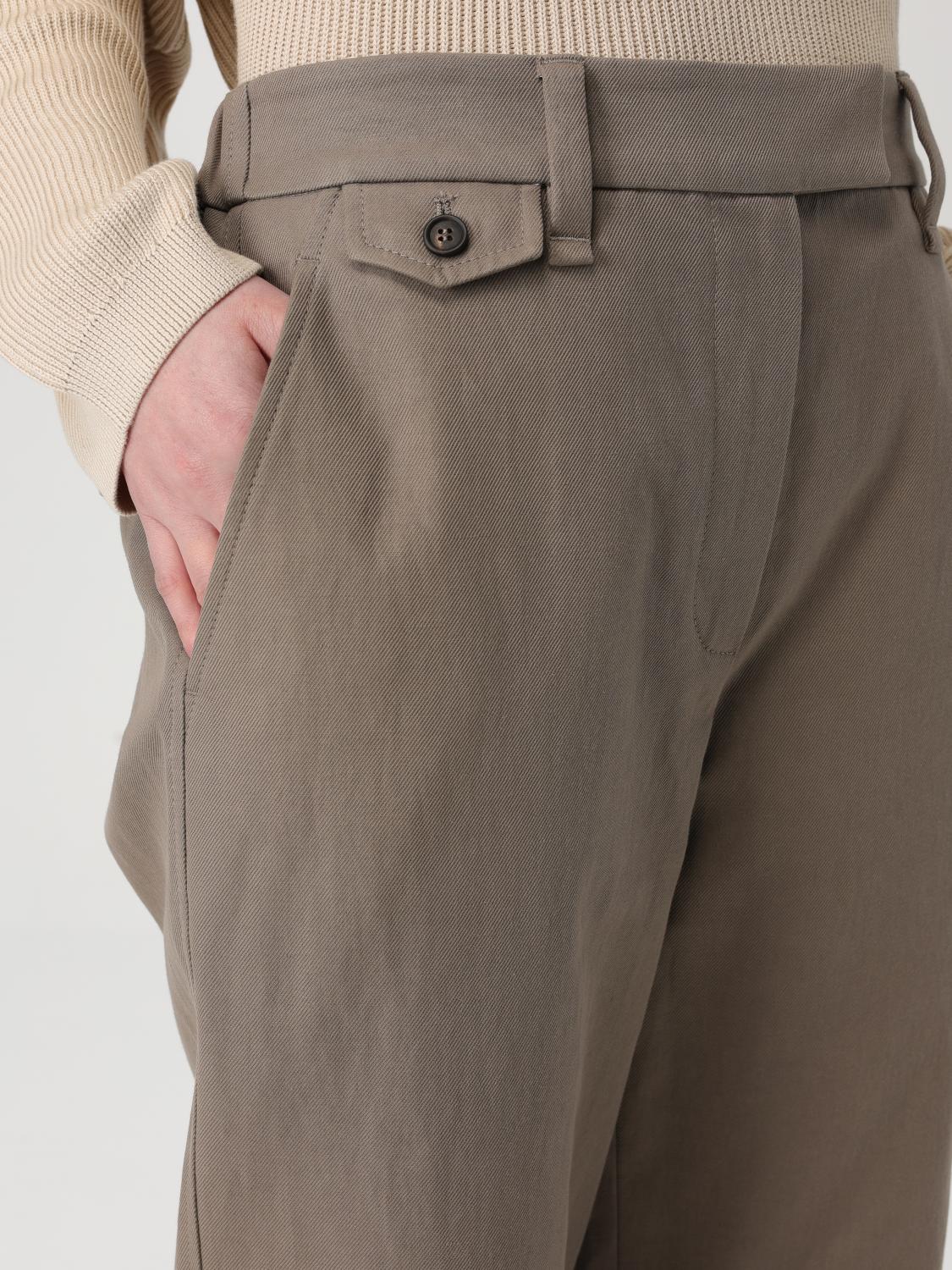 BRUNELLO CUCINELLI PANTS: Pants woman Brunello Cucinelli, Beige - Img 5