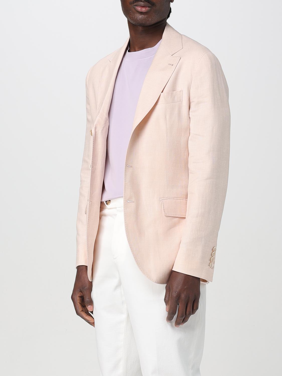 BRUNELLO CUCINELLI BLAZER: Jacke herren Brunello Cucinelli, Pink - Img 4