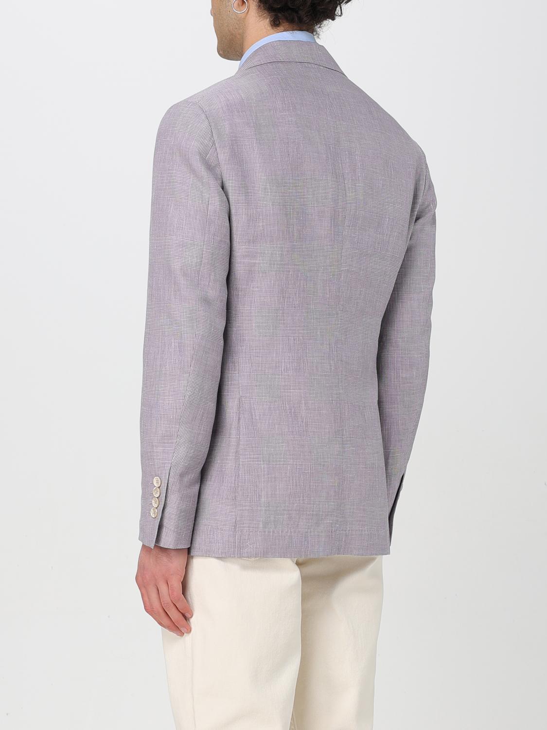 BRUNELLO CUCINELLI BLAZER: Brunello Cucinelli men's blazer, Lilac - Img 3