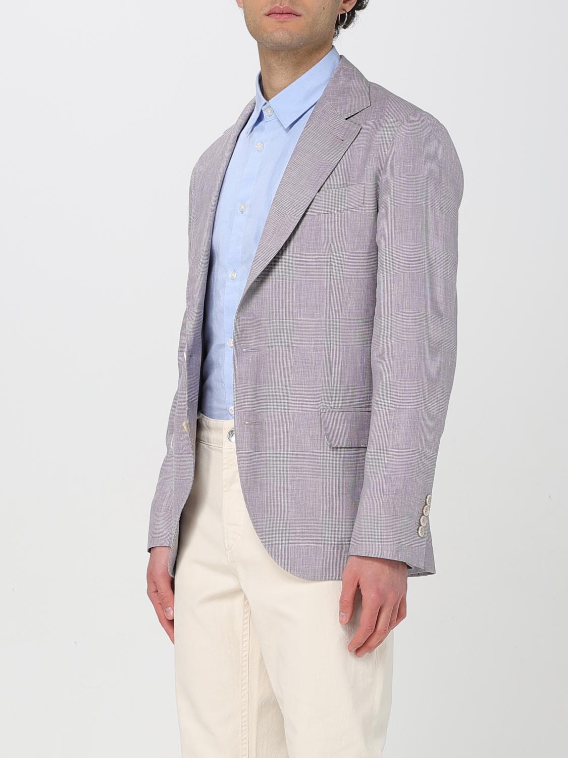 BRUNELLO CUCINELLI BLAZER: Brunello Cucinelli men's blazer, Lilac - Img 4