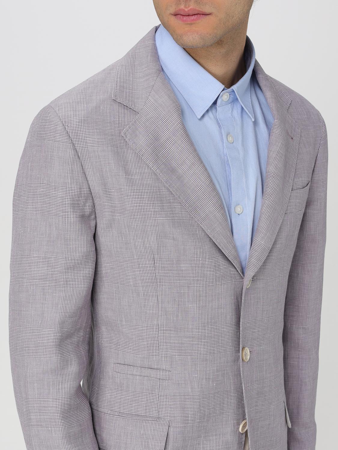 BRUNELLO CUCINELLI BLAZER: Brunello Cucinelli men's blazer, Lilac - Img 5