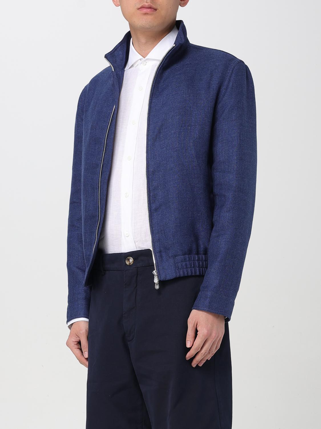 BRUNELLO CUCINELLI JACKET: Jacket men Brunello Cucinelli, Blue - Img 4