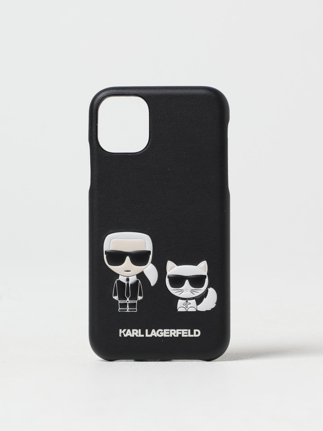 KARL LAGERFELD ケース: ケース メンズ Karl Lagerfeld, ブラック - Img 1