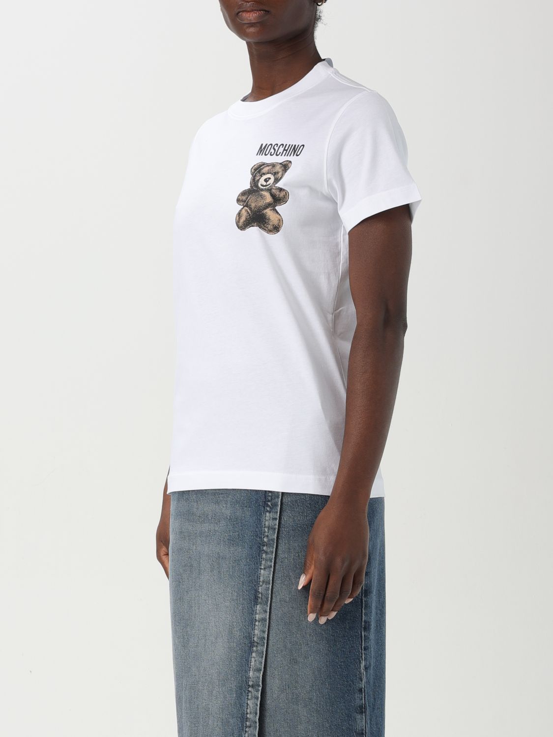 MOSCHINO COUTURE T-SHIRT: T-shirt woman Moschino Couture, White - Img 3