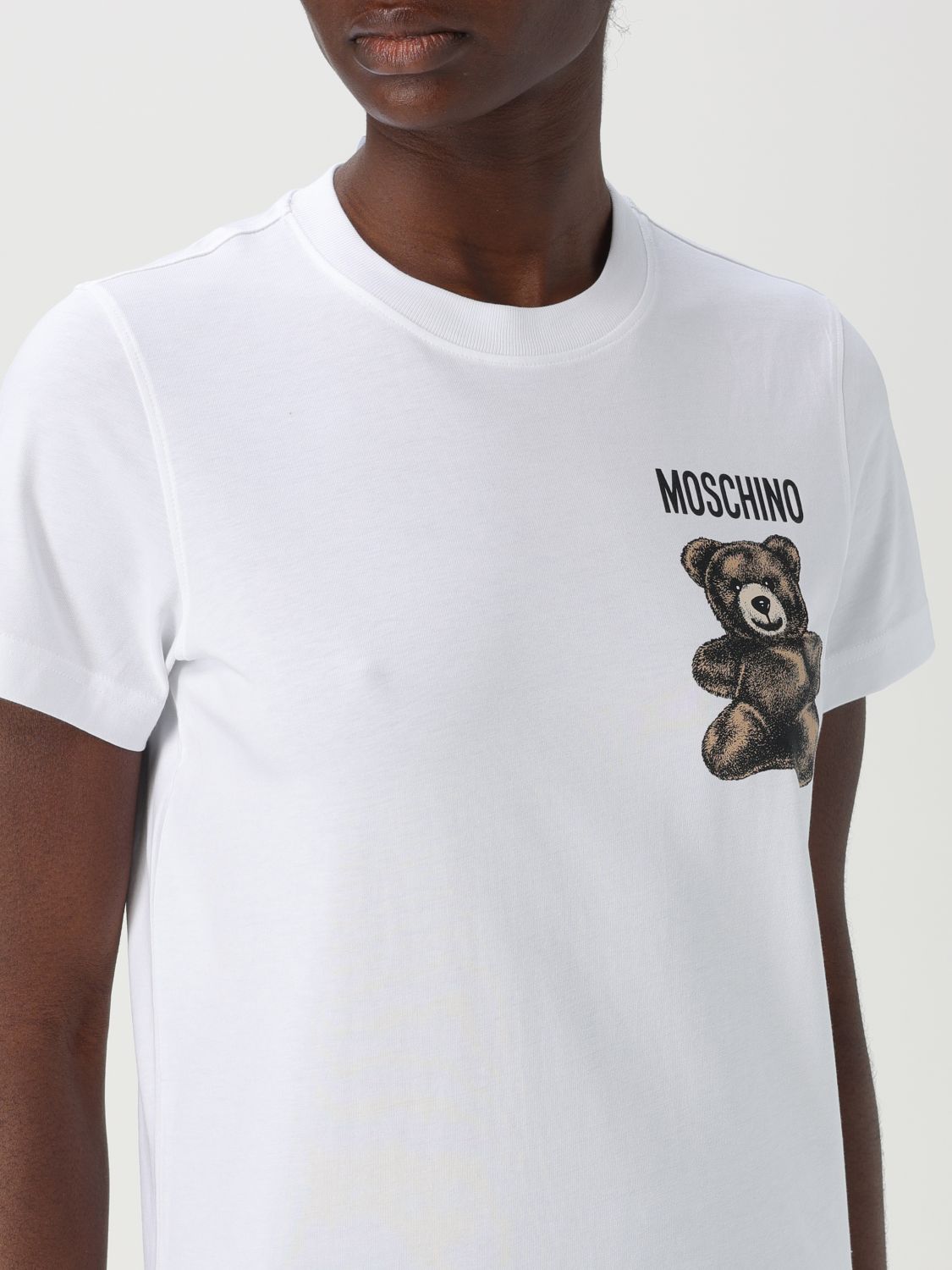 MOSCHINO COUTURE T-SHIRT: T-shirt woman Moschino Couture, White - Img 4