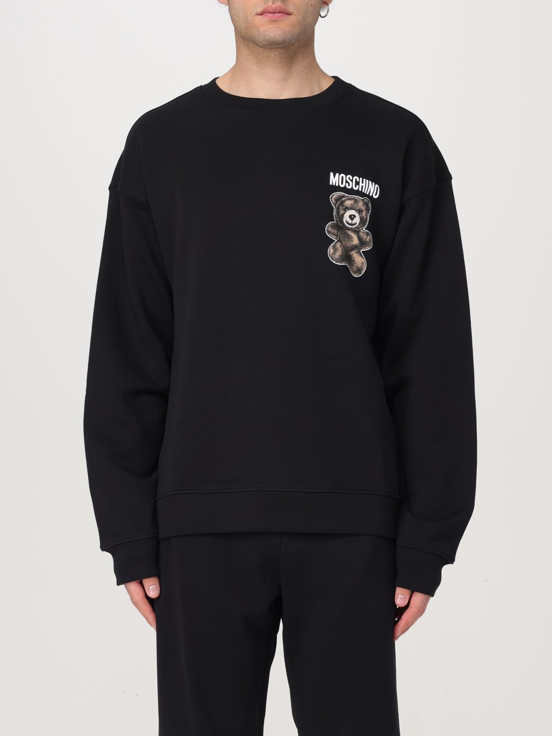 MOSCHINO COUTURE SWEATSHIRT: Sweatshirt men Moschino Couture, Black - Img 1