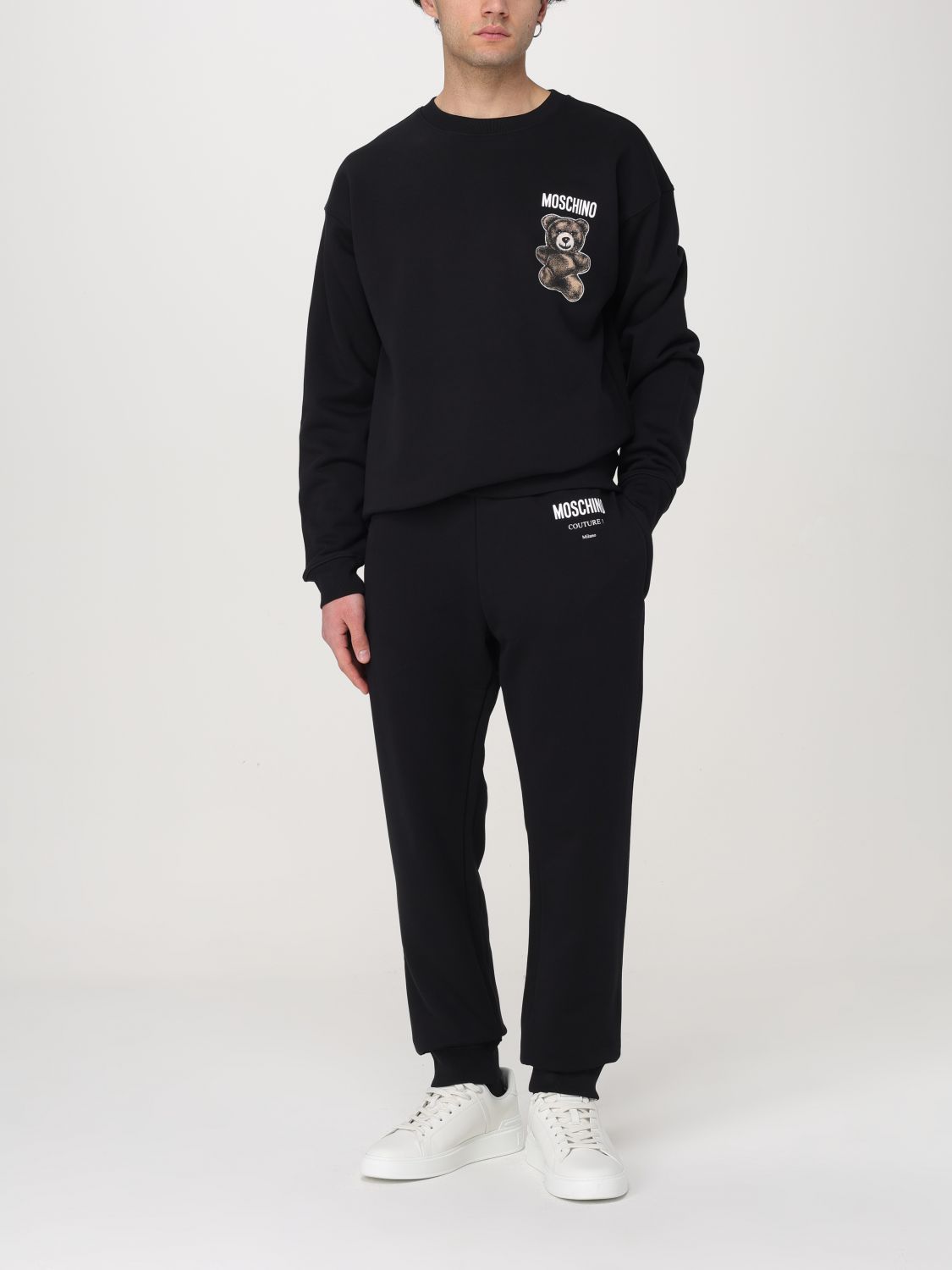 MOSCHINO COUTURE SWEATSHIRT: Sweatshirt men Moschino Couture, Black - Img 2