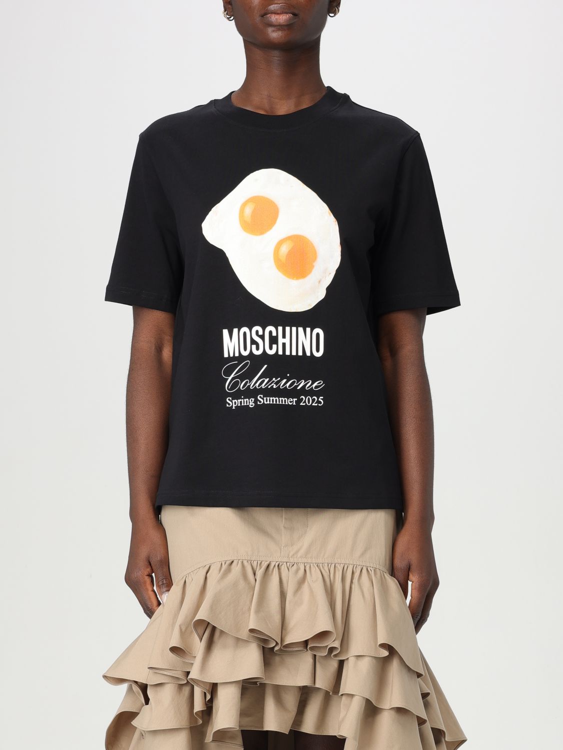 MOSCHINO COUTURE T-SHIRT: T-shirt woman Moschino Couture, Black - Img 1