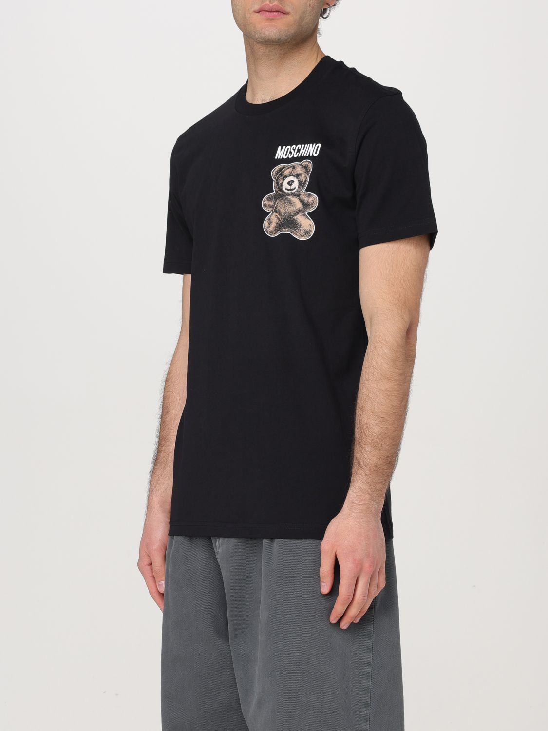 MOSCHINO COUTURE T-SHIRT: T-shirt men Moschino Couture, Black - Img 4