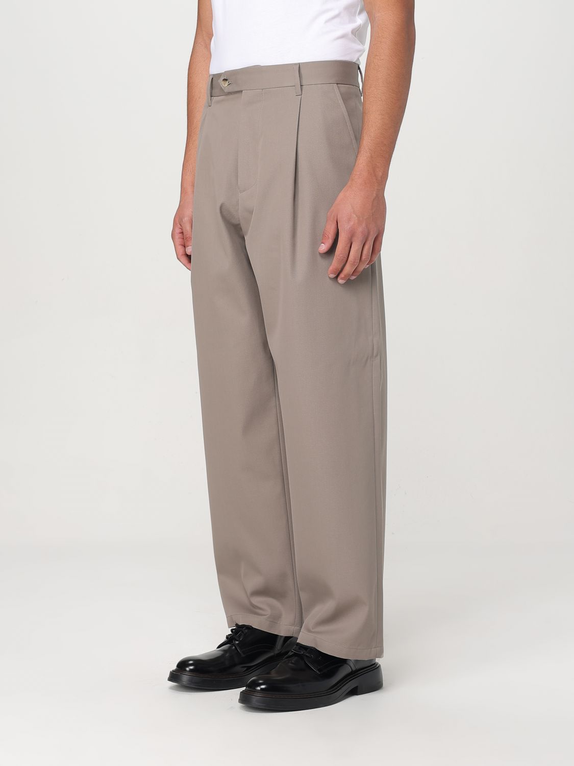 MOSCHINO COUTURE PANTS: Pants men Moschino Couture, Beige - Img 4