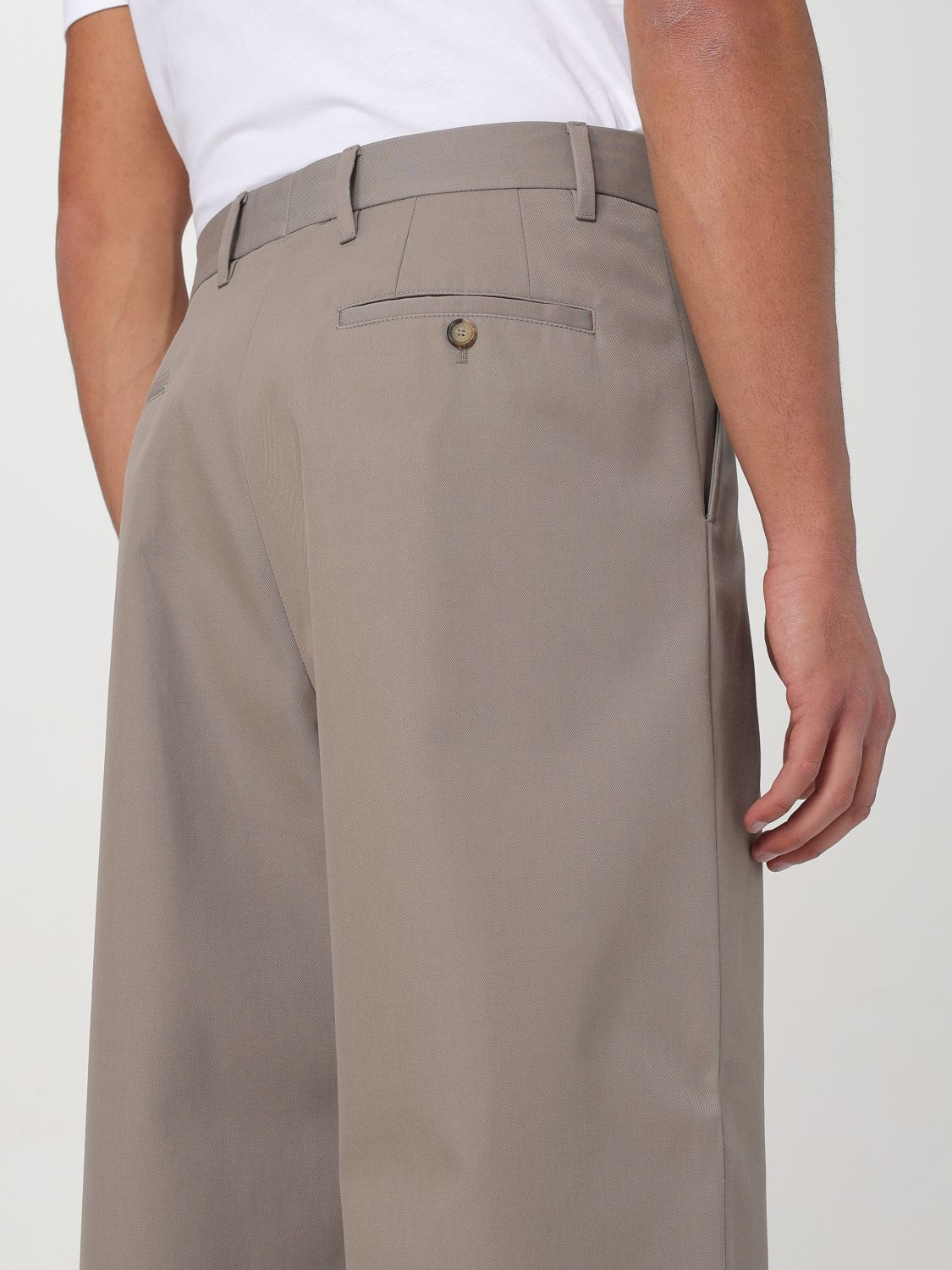 MOSCHINO COUTURE PANTS: Pants men Moschino Couture, Beige - Img 5