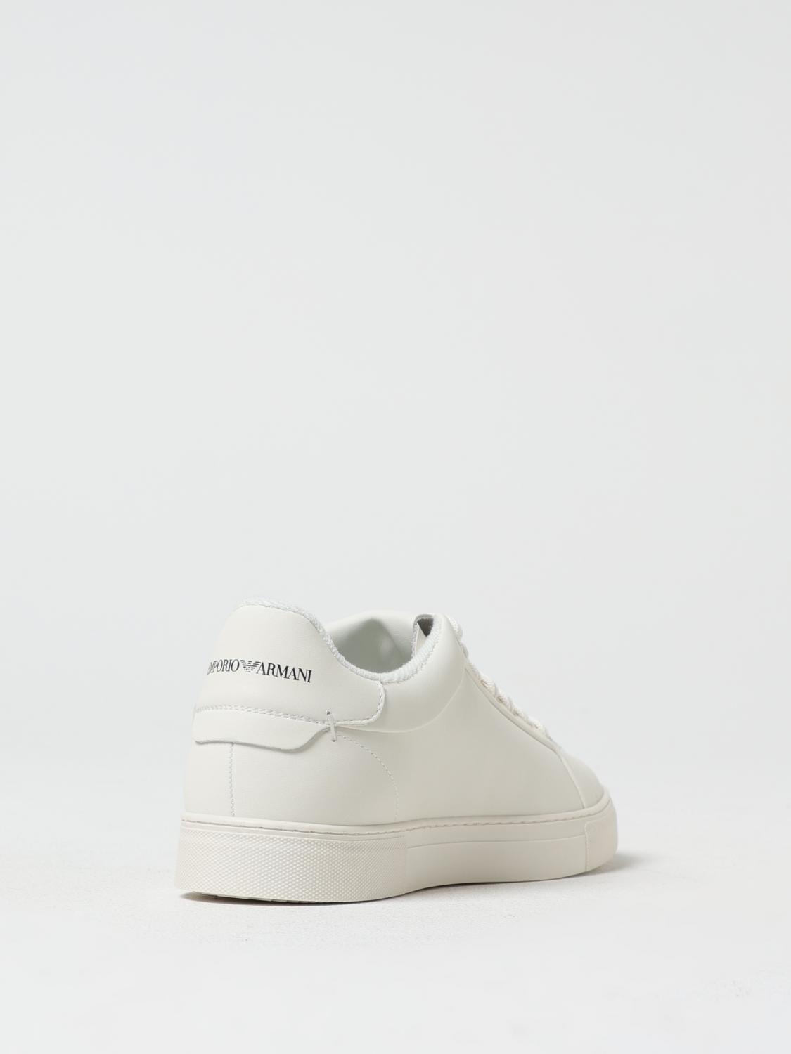 EMPORIO ARMANI SNEAKERS: Sneakers men Emporio Armani, White - Img 3