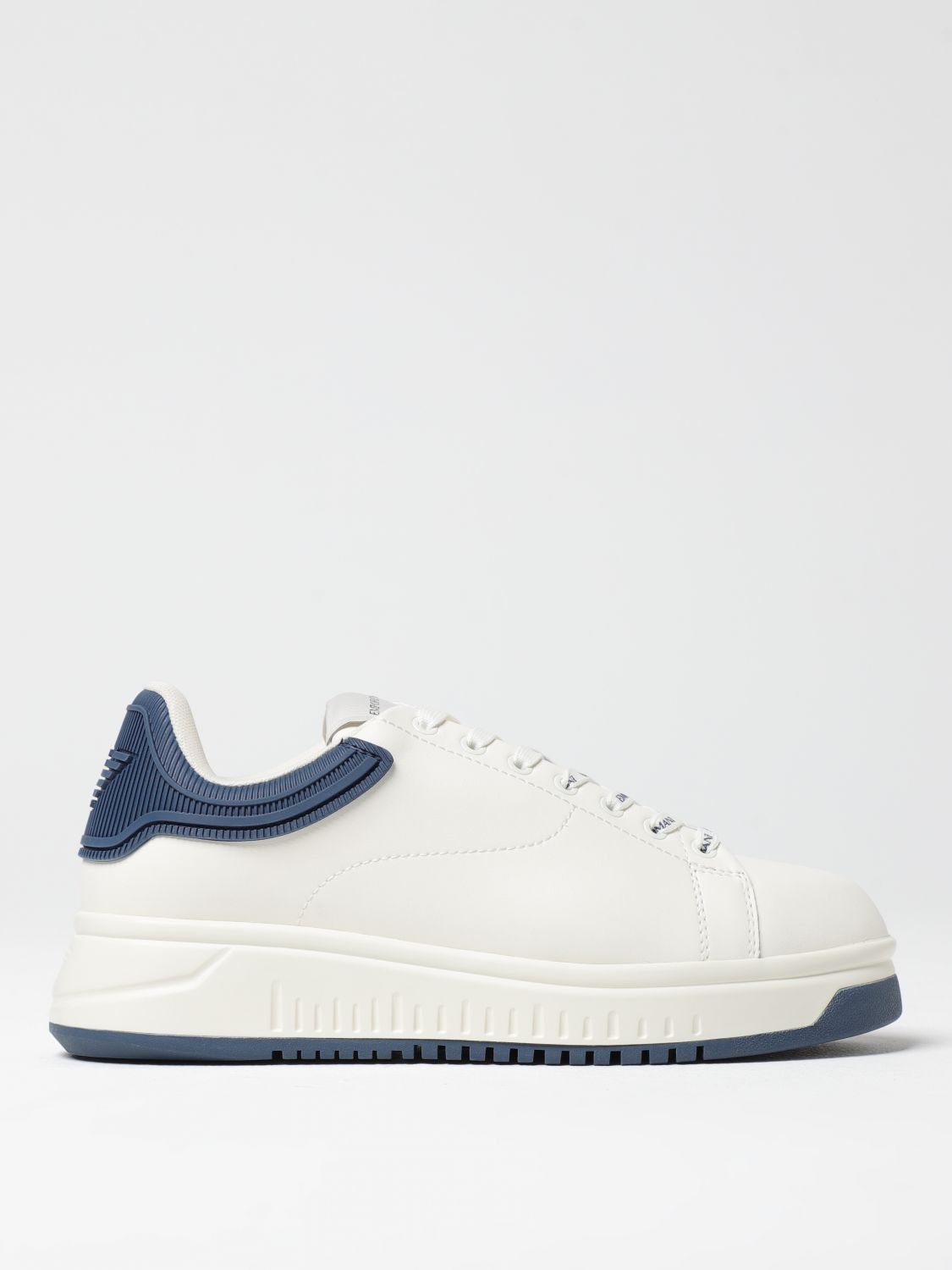 EMPORIO ARMANI SNEAKERS: Sneakers herren Emporio Armani, Weiß - Img 1