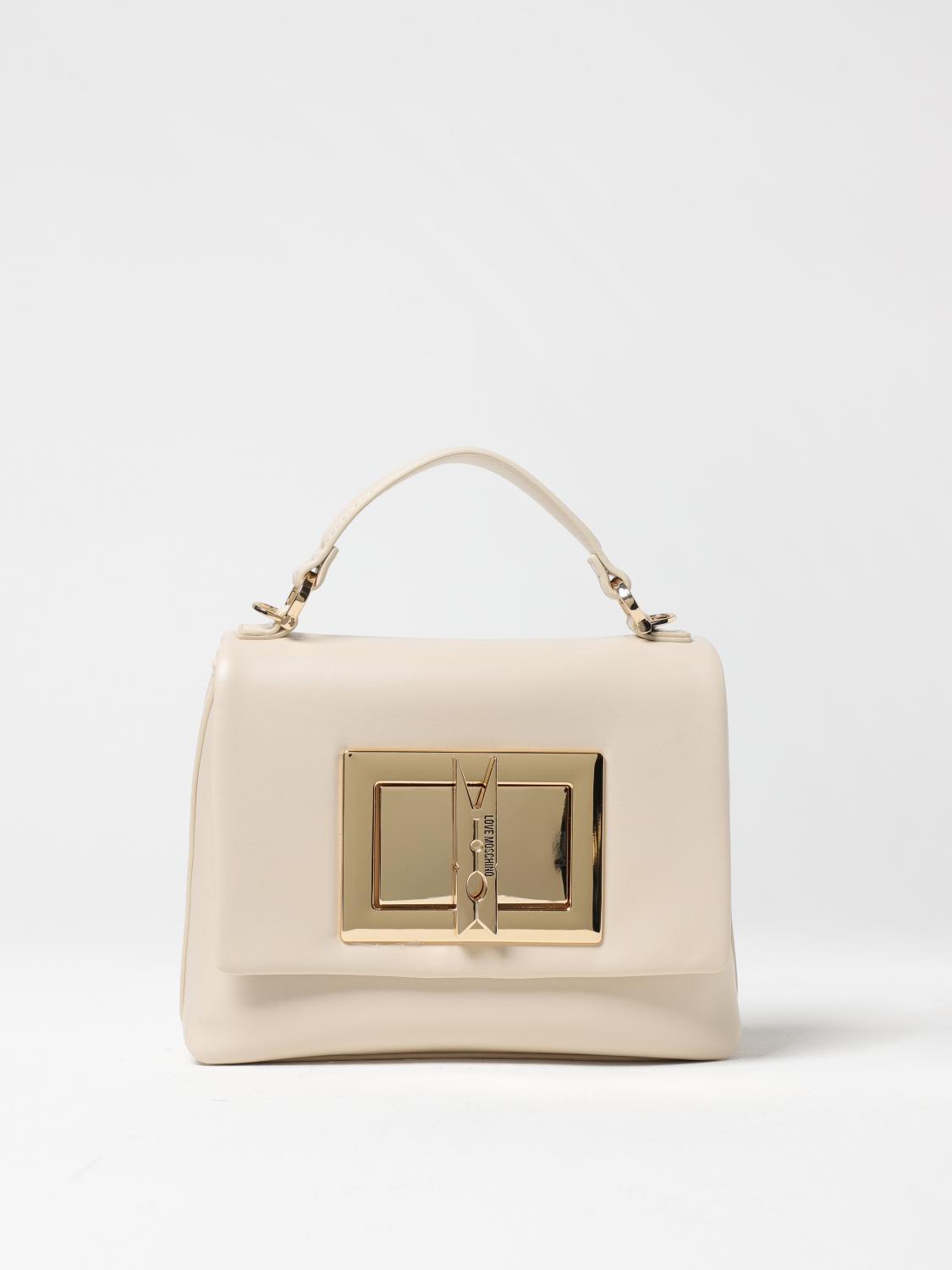 LOVE MOSCHINO MINI-TASCHE: Handtasche damen Love Moschino, Ivory - Img 1