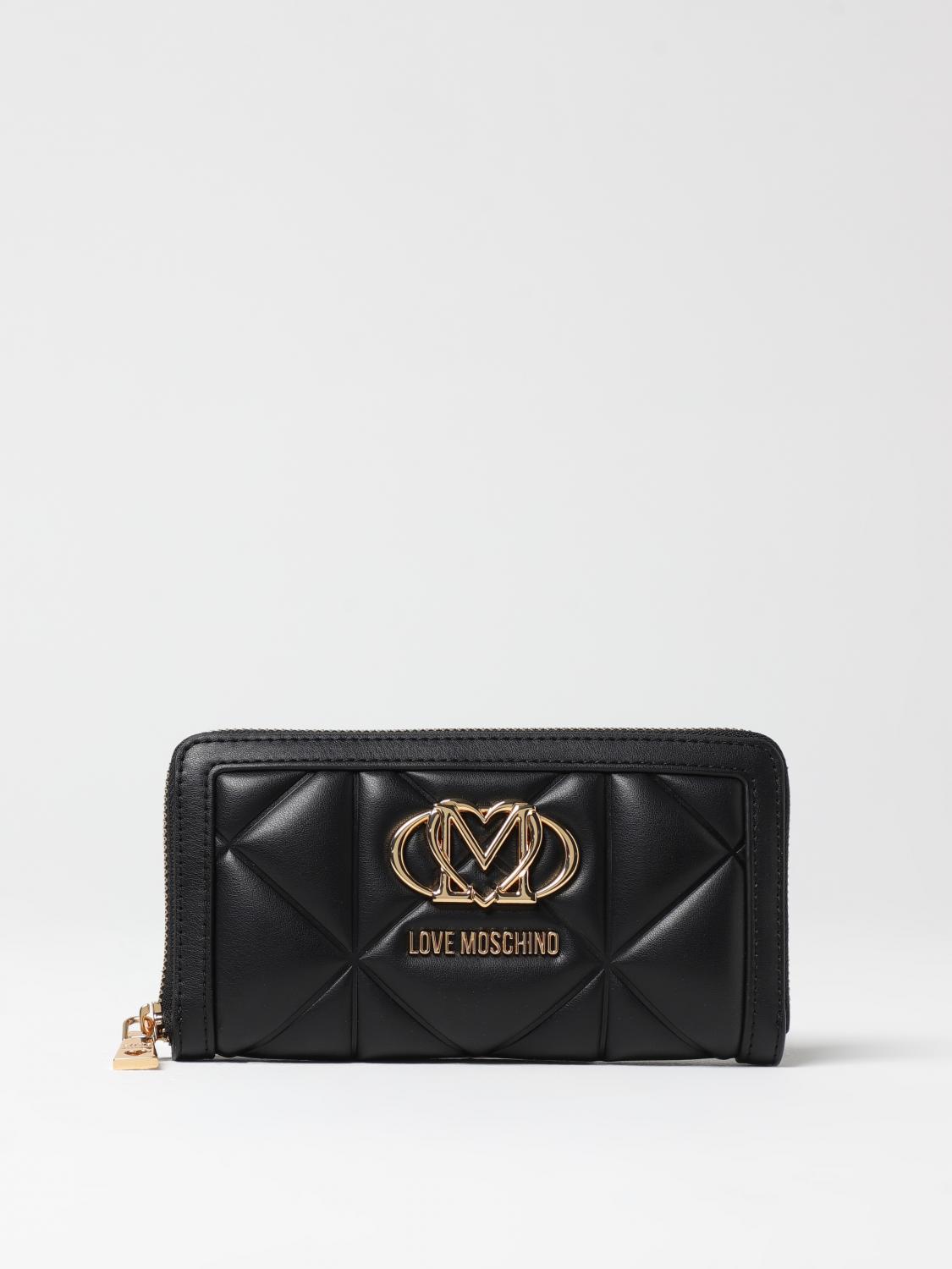 LOVE MOSCHINO WALLET: Wallet woman Love Moschino, Black - Img 1