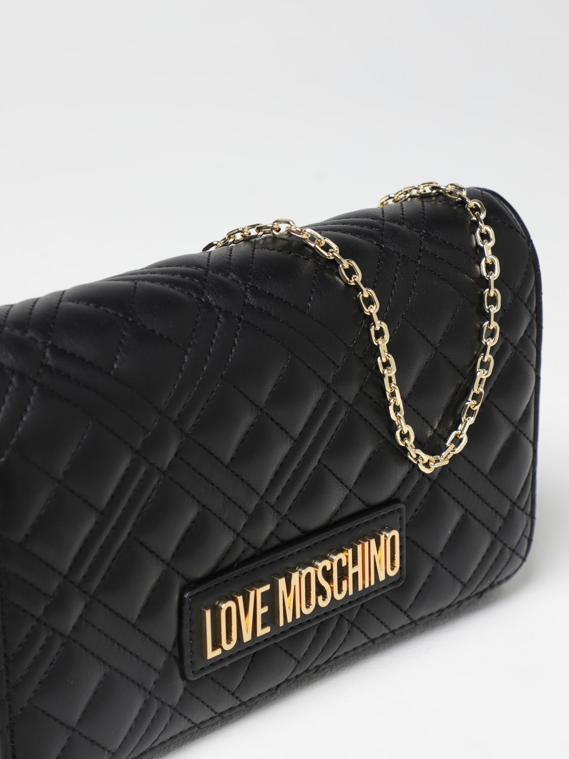 LOVE MOSCHINO BOLSO DE MANO: Bolso de mano mujer Love Moschino, Negro - Img 3