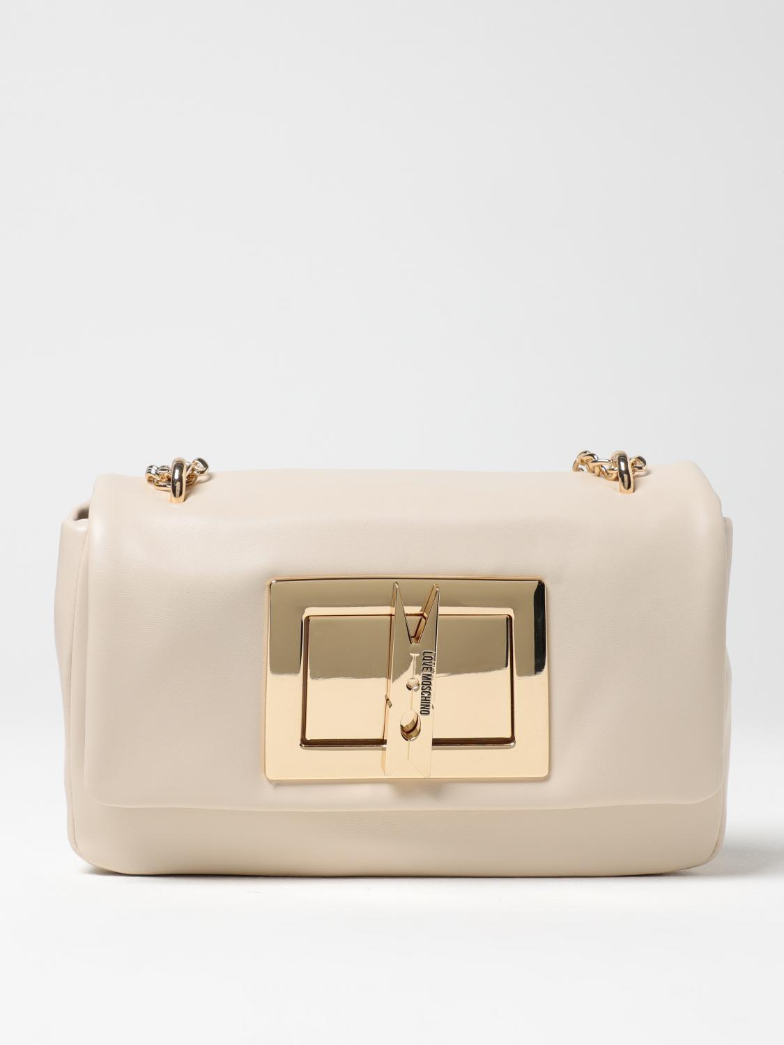 LOVE MOSCHINO HANDBAG: Handbag woman Love Moschino, Ivory - Img 1