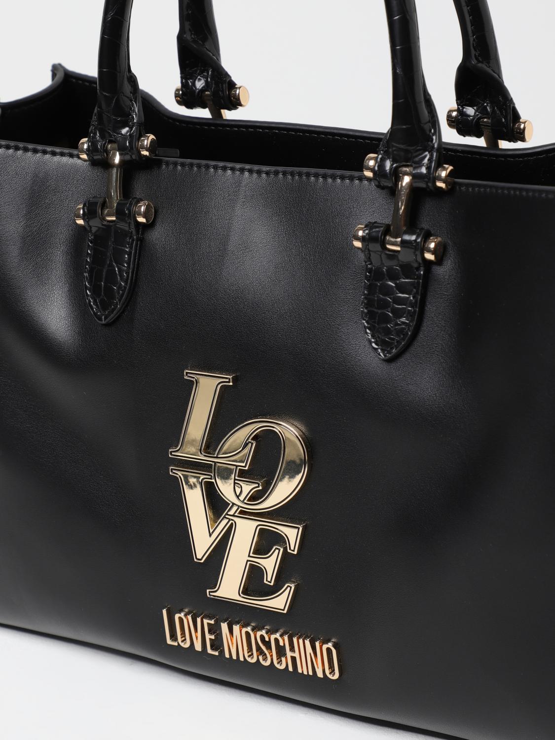 LOVE MOSCHINO BOLSO DE MANO: Bolso de mano mujer Love Moschino, Negro - Img 3