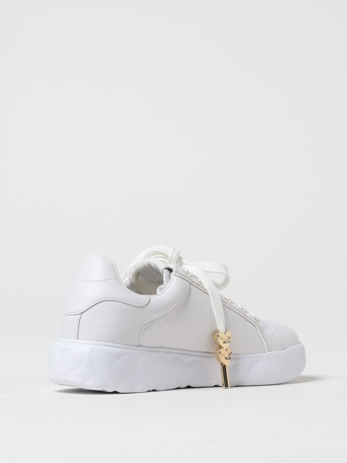 LOVE MOSCHINO ZAPATILLAS: Zapatillas mujer Love Moschino, Blanco - Img 3