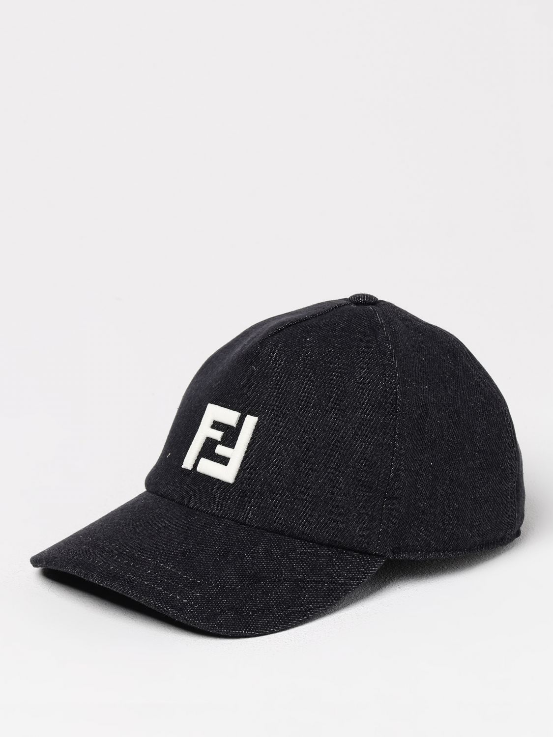 FENDI HAT: Hat men Fendi, Black - Img 1