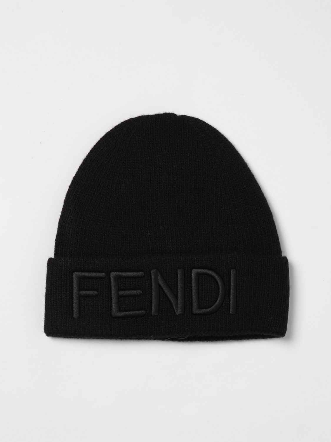 FENDI HAT: Hat men Fendi, Black - Img 1