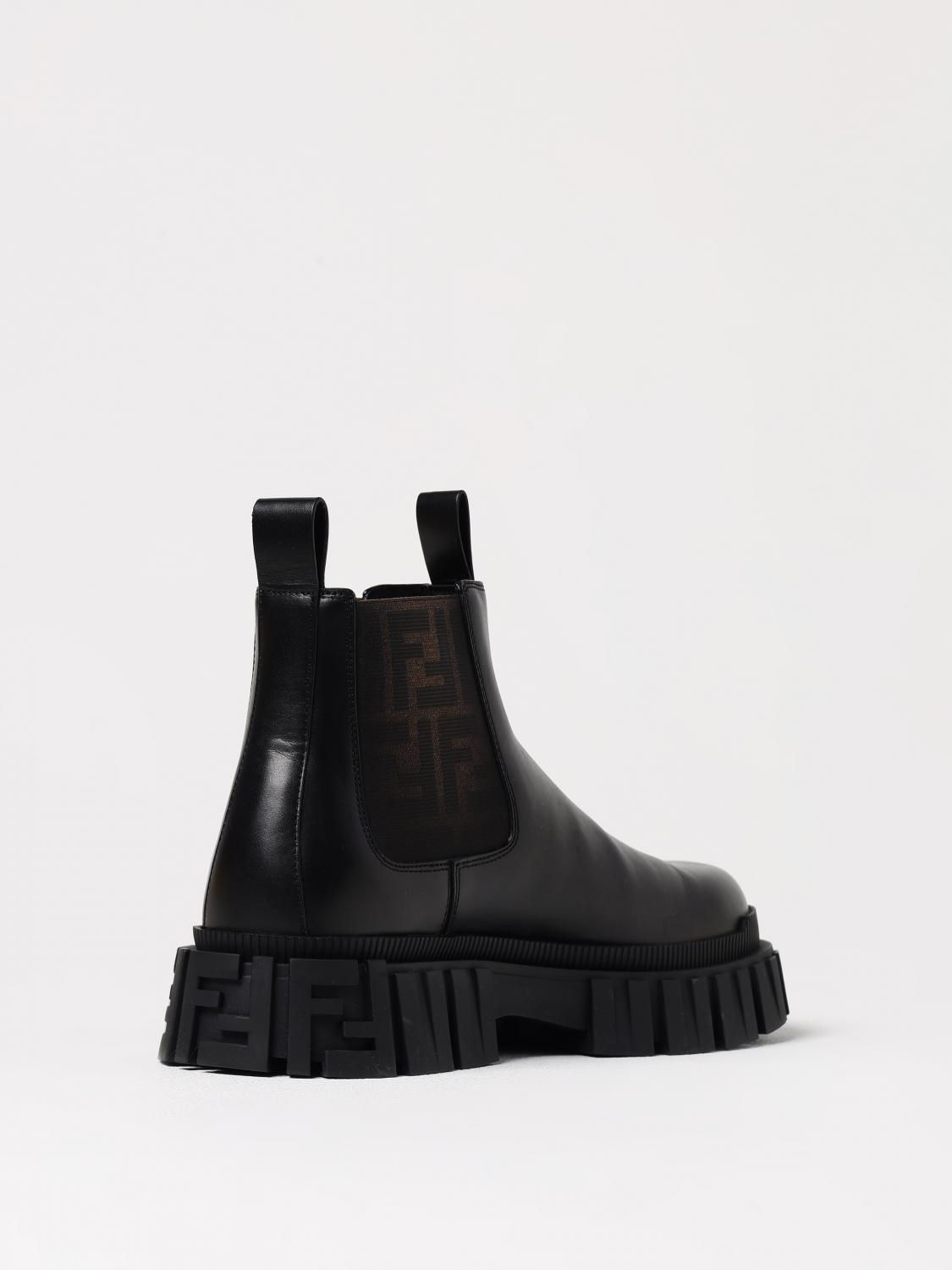 FENDI BOOTS: Boots men Fendi, Black - Img 3