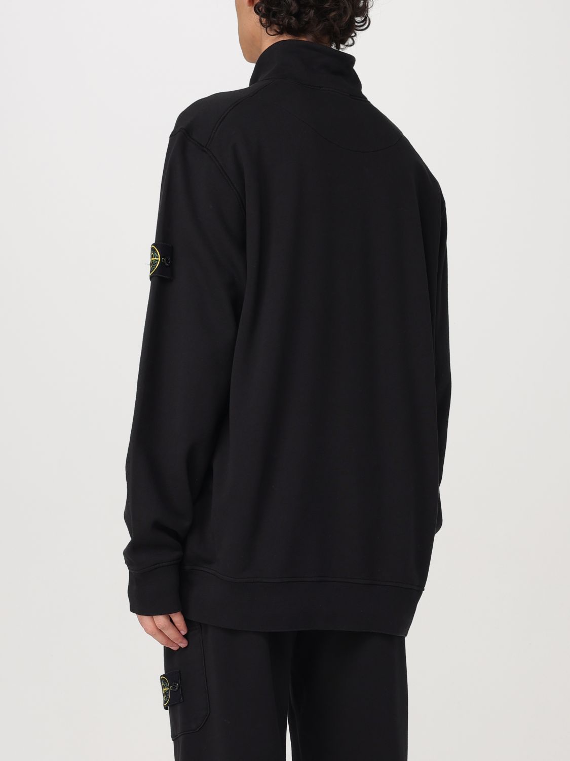 STONE ISLAND SUDADERA: Sudadera hombre Stone Island, Negro - Img 3