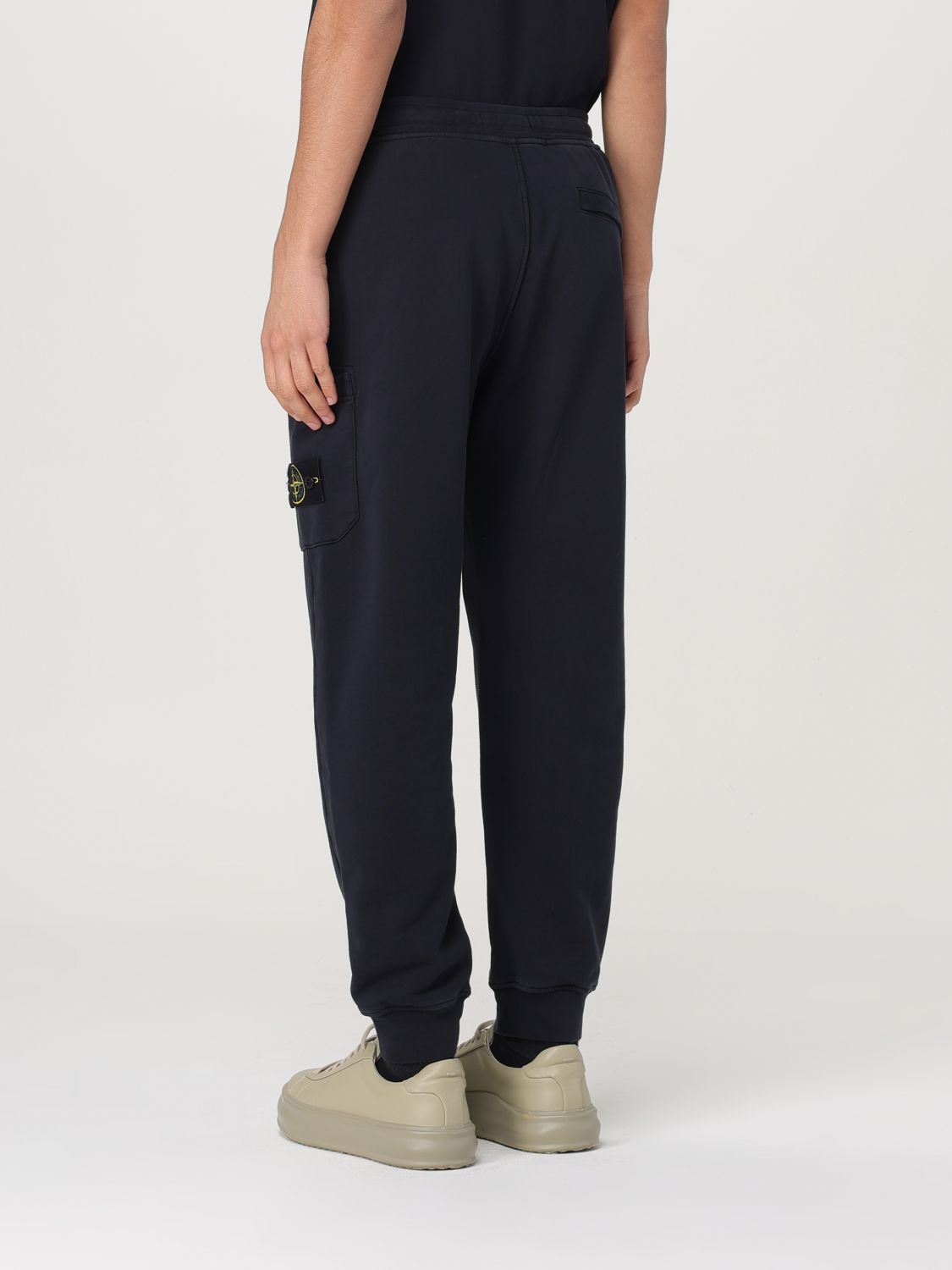 STONE ISLAND PANTALÓN: Pantalón hombre Stone Island, Azul Oscuro - Img 2