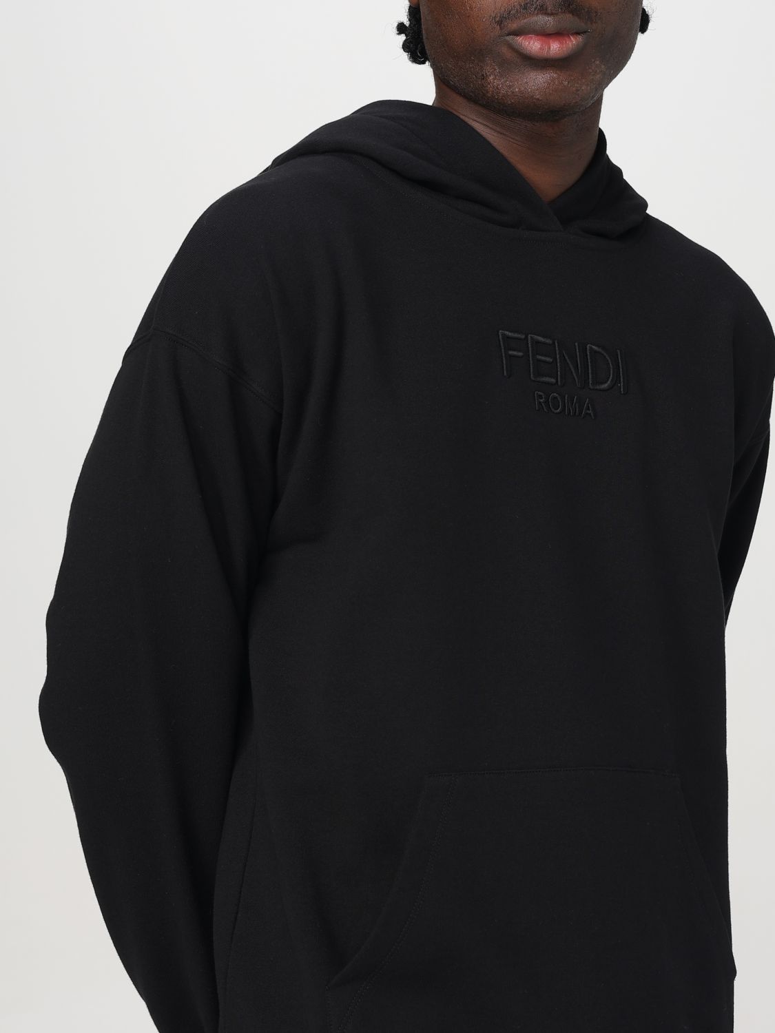 FENDI SUDADERA: Sudadera hombre Fendi, Negro - Img 5