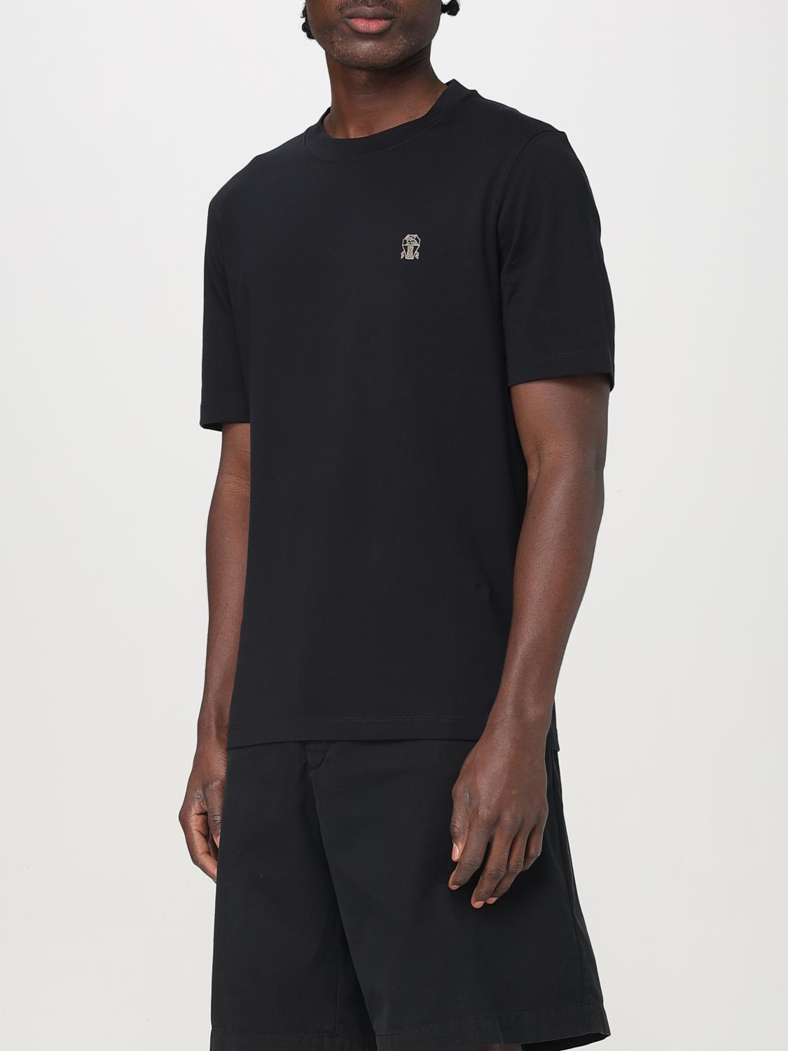 BRUNELLO CUCINELLI T-SHIRT: T-shirt men Brunello Cucinelli, Black - Img 4