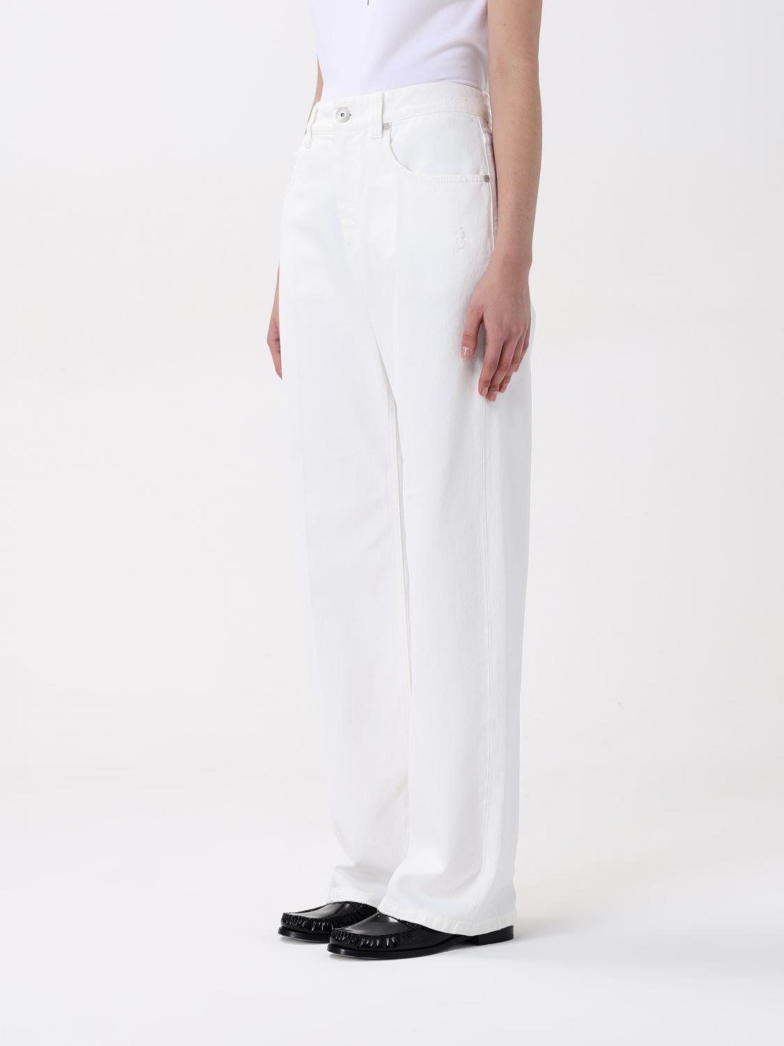Brunello Cucinelli Jeans woman - White | M0H81P5568 | GIGLIO.COM