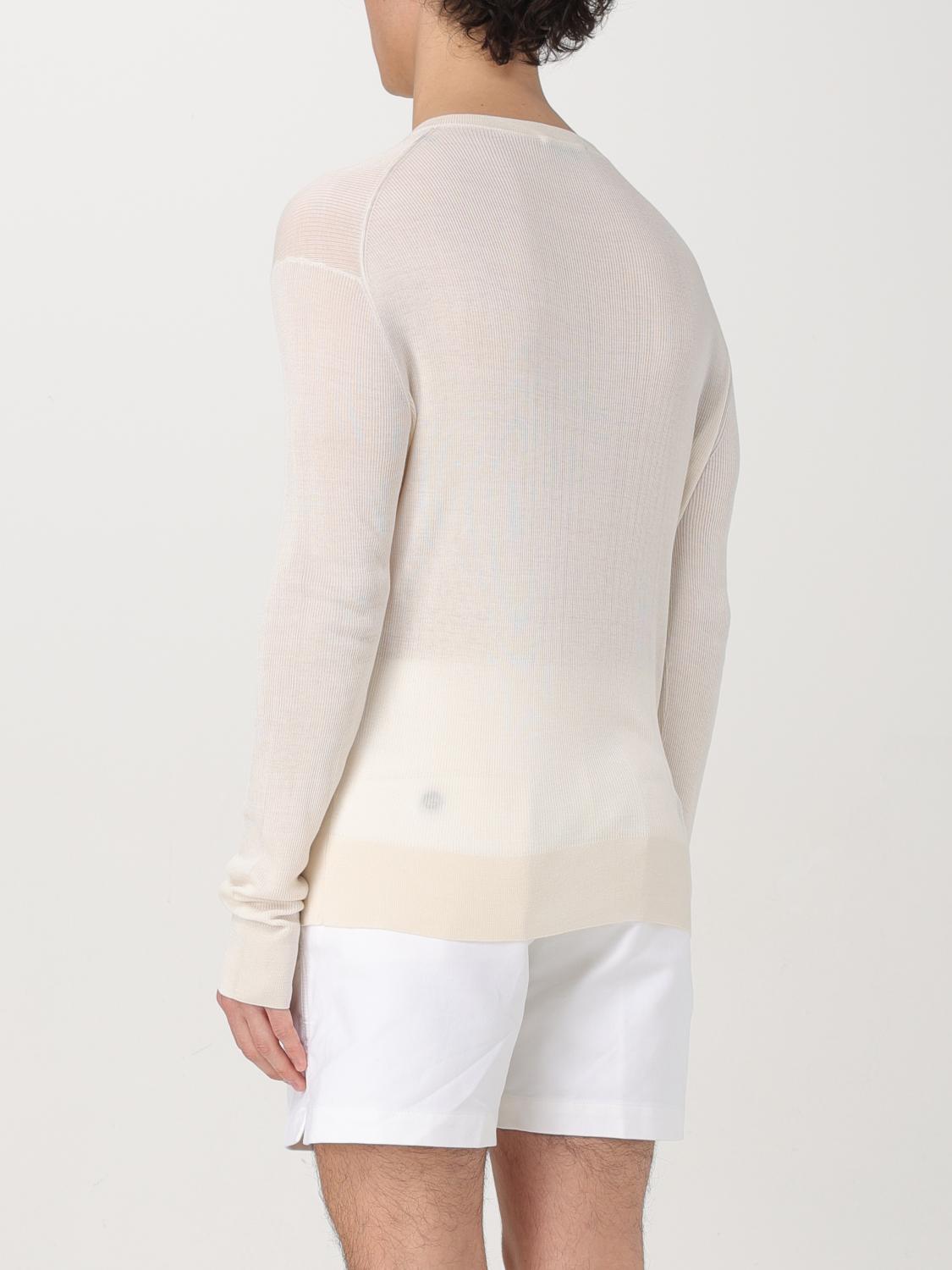 TOM FORD POLO SHIRT: Sweatshirt men Tom Ford, White - Img 3