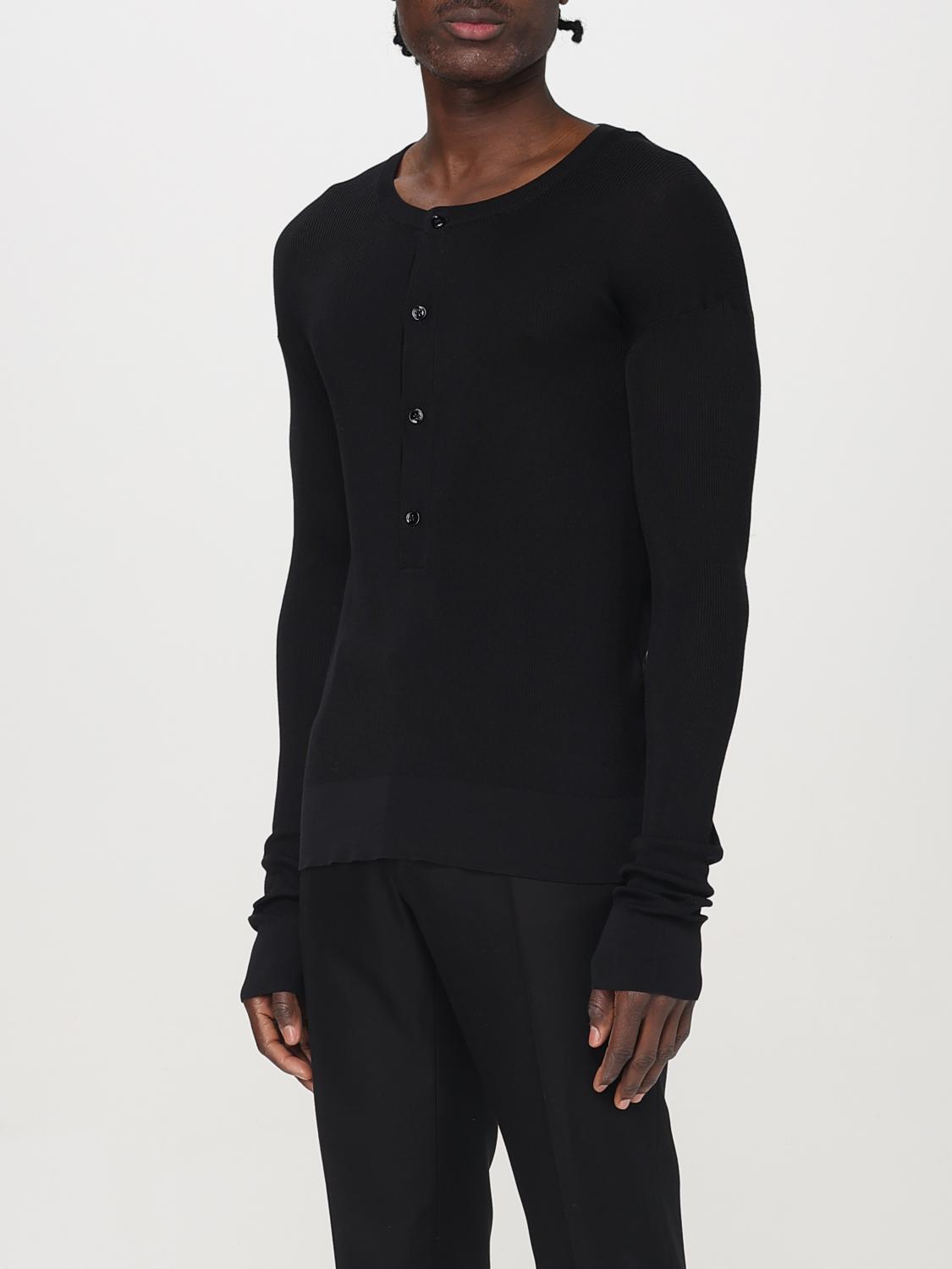 TOM FORD POLO SHIRT: Sweatshirt men Tom Ford, Black - Img 4