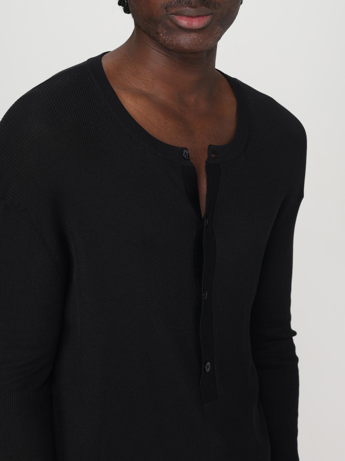 TOM FORD POLO SHIRT: Sweatshirt men Tom Ford, Black - Img 5