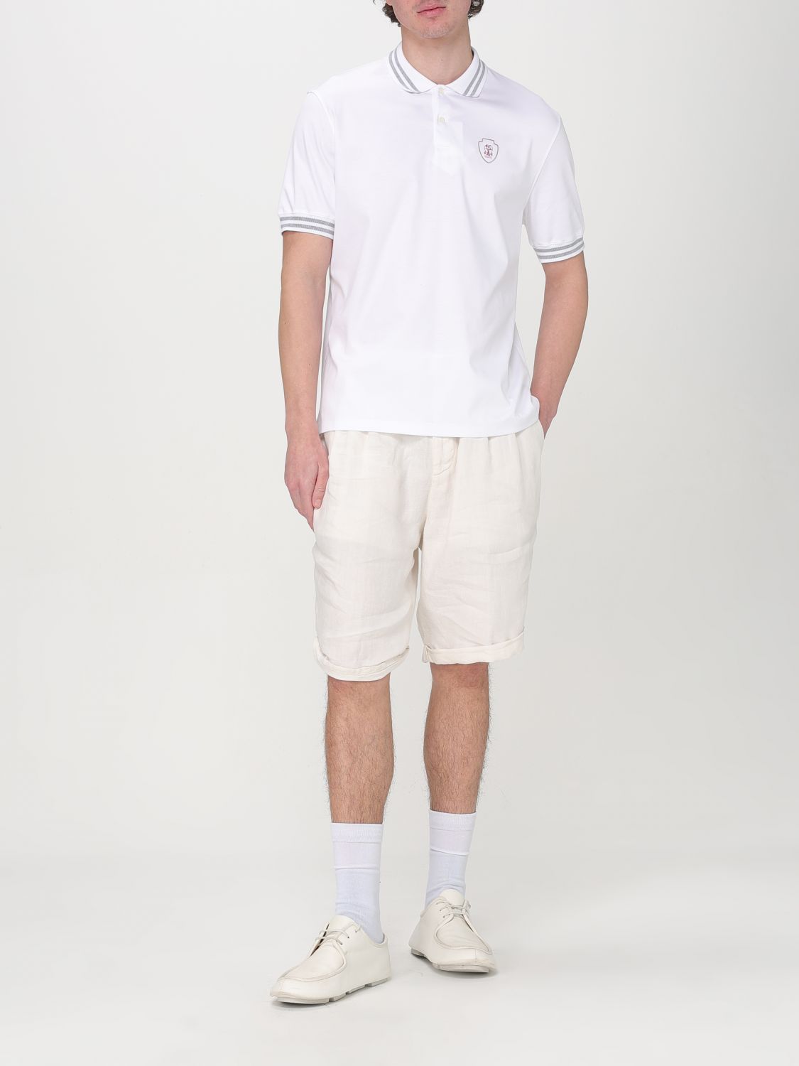 BRUNELLO CUCINELLI SHORT: Short men Brunello Cucinelli, White - Img 2