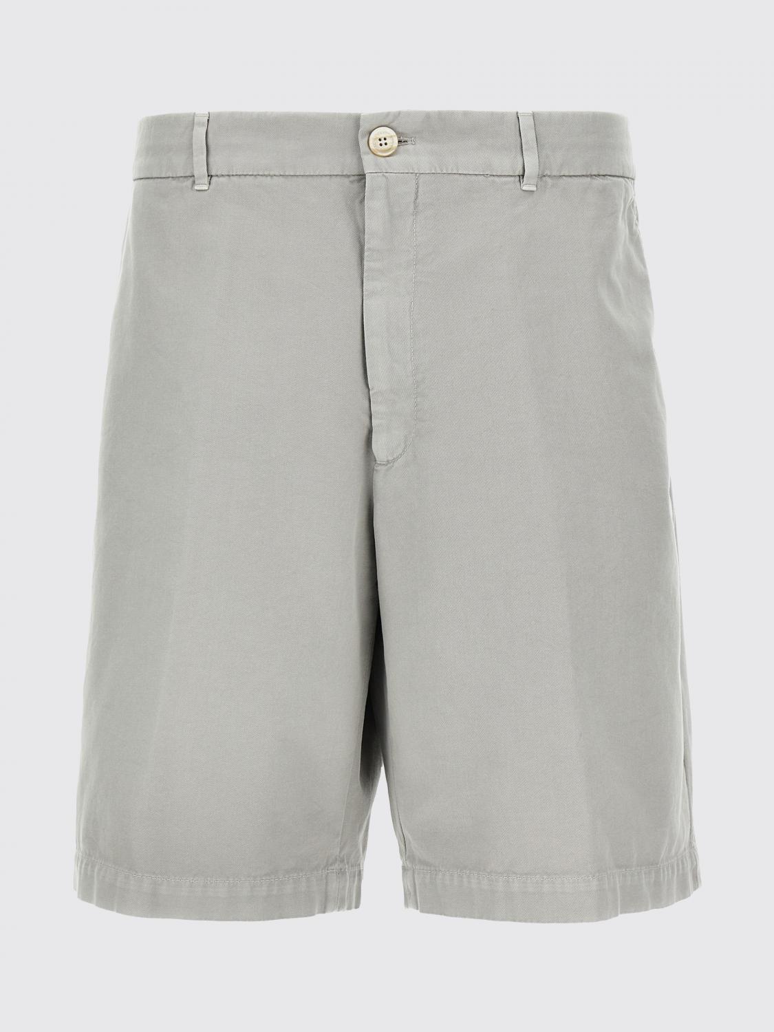 BRUNELLO CUCINELLI SHORTS: Short men Brunello Cucinelli, Grey - Img 1
