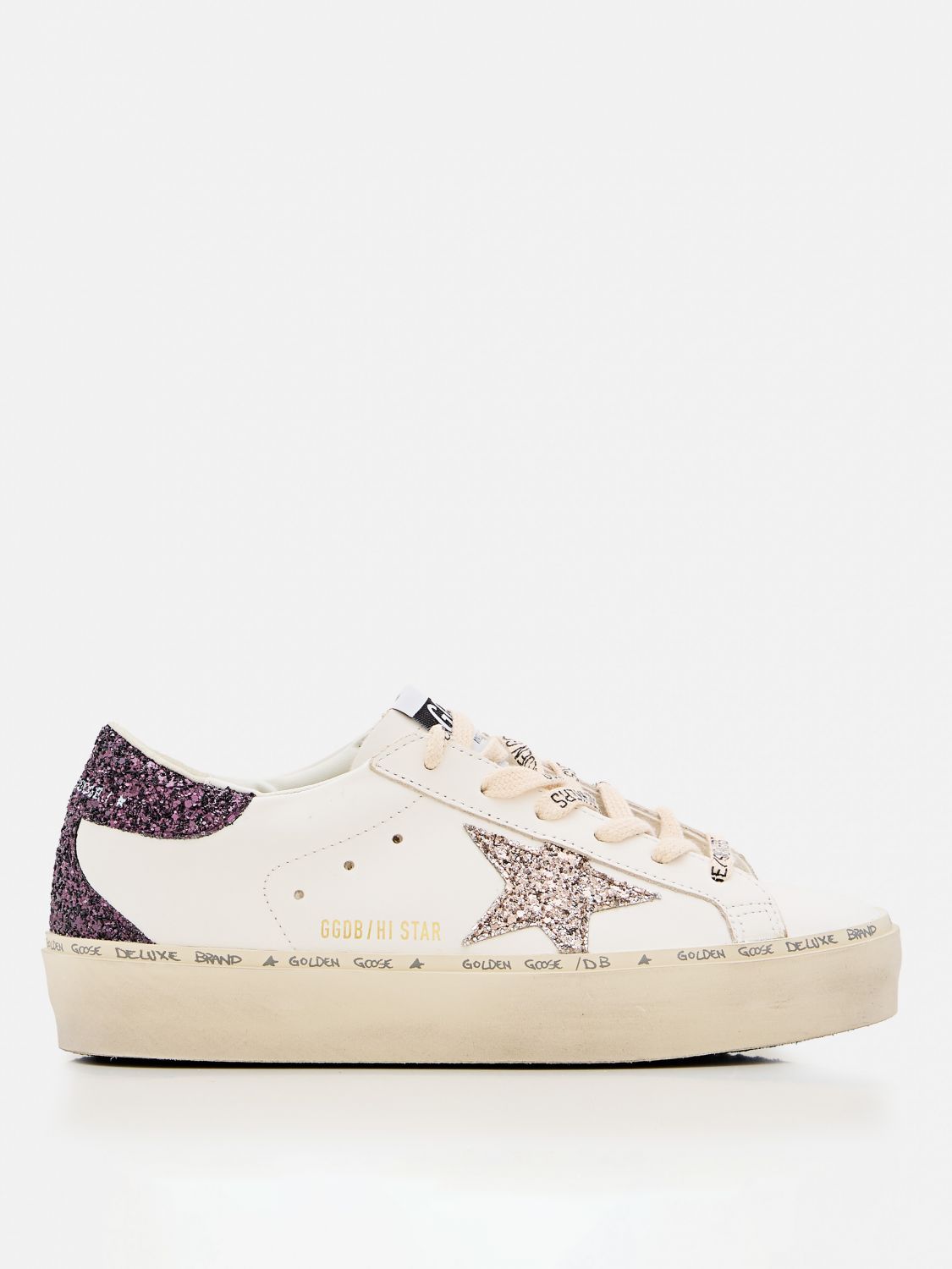 GOLDEN GOOSE SNEAKERS: Sneakers woman Golden Goose, White - Img 1